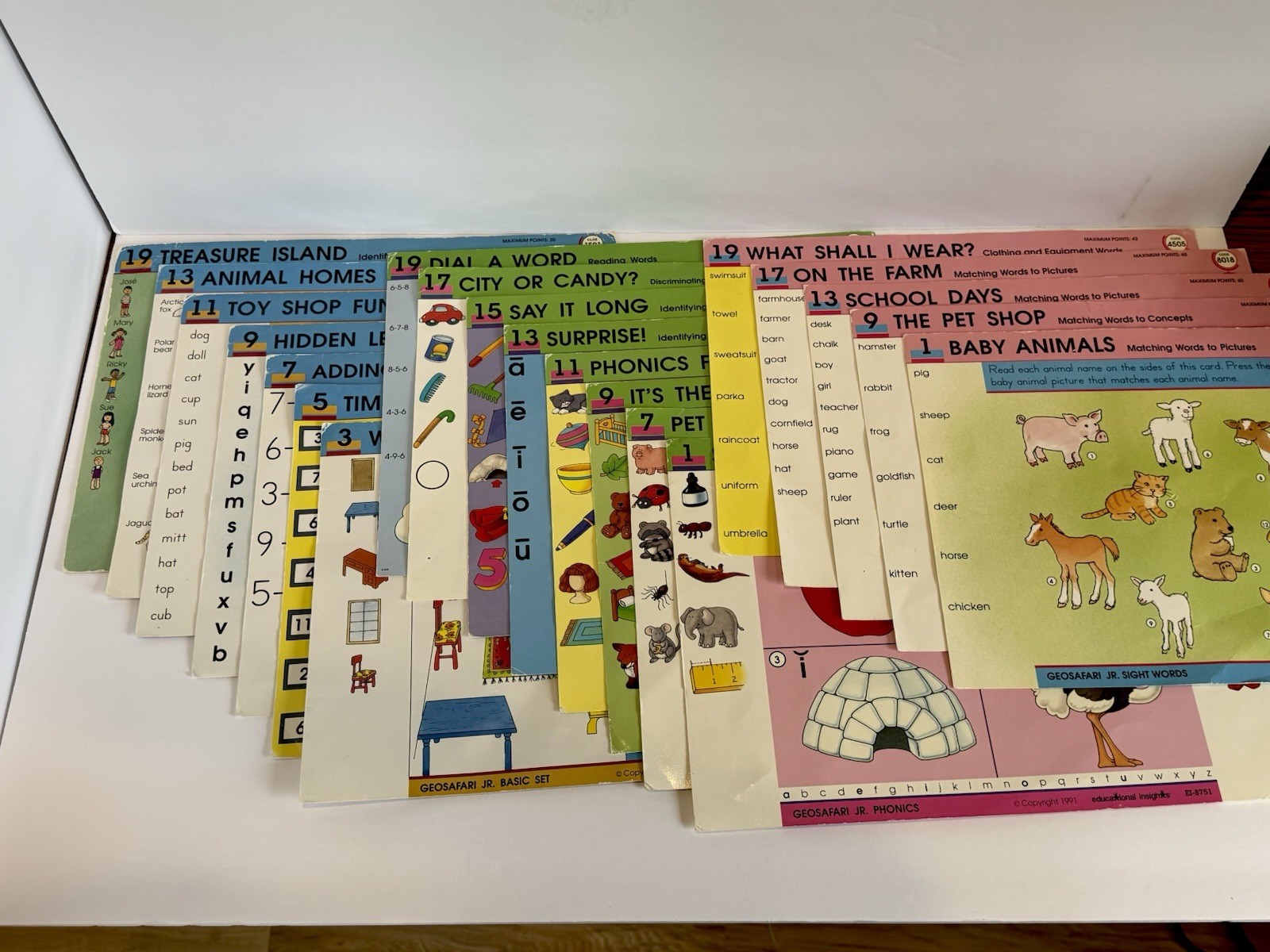 Vintage GeoSafari EI-8700 Electronic Learning Game W/ 20 Cards WORKS READ