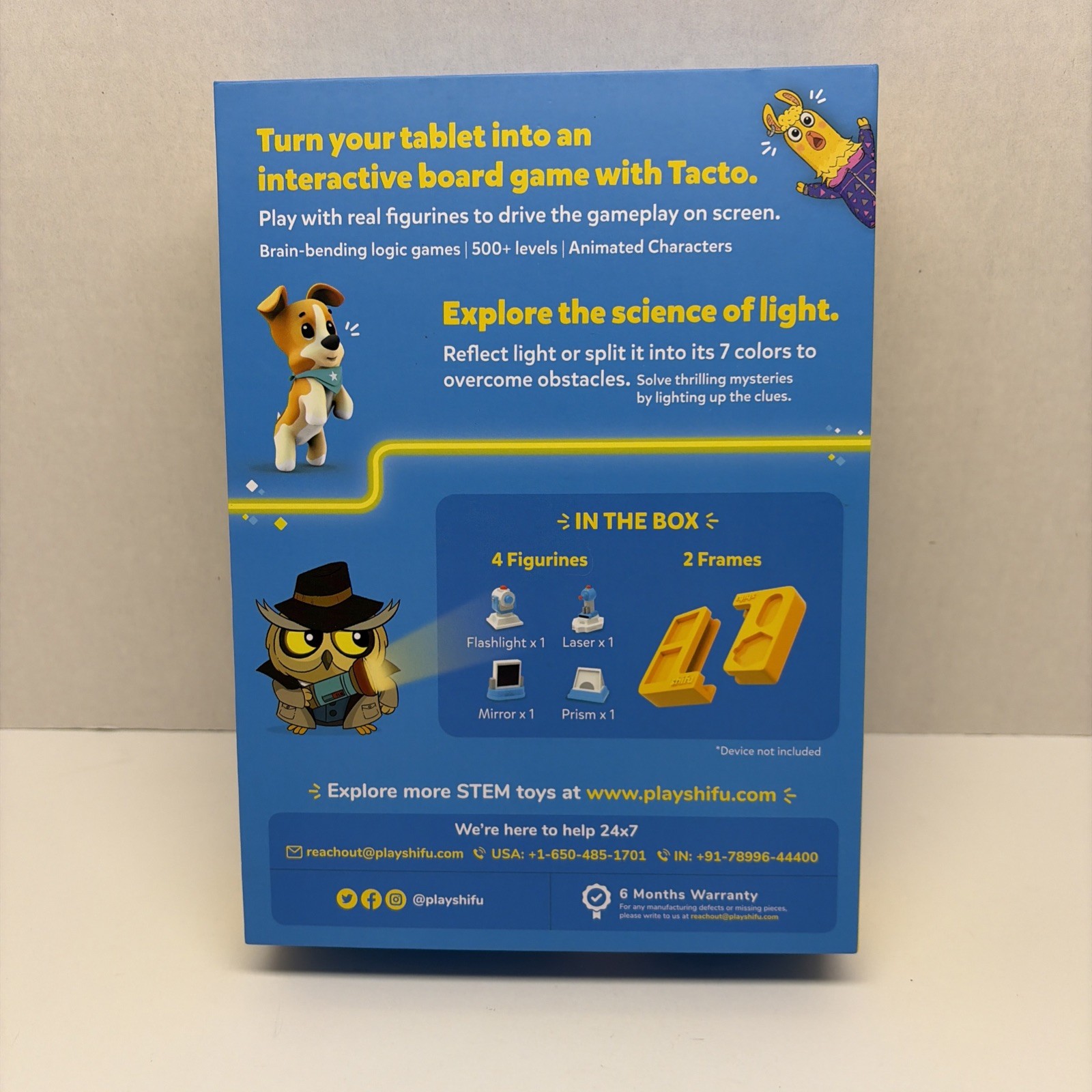 Tacto Laser by PlayShifu – STEM Games for ages 5-10, Compatible with tablets