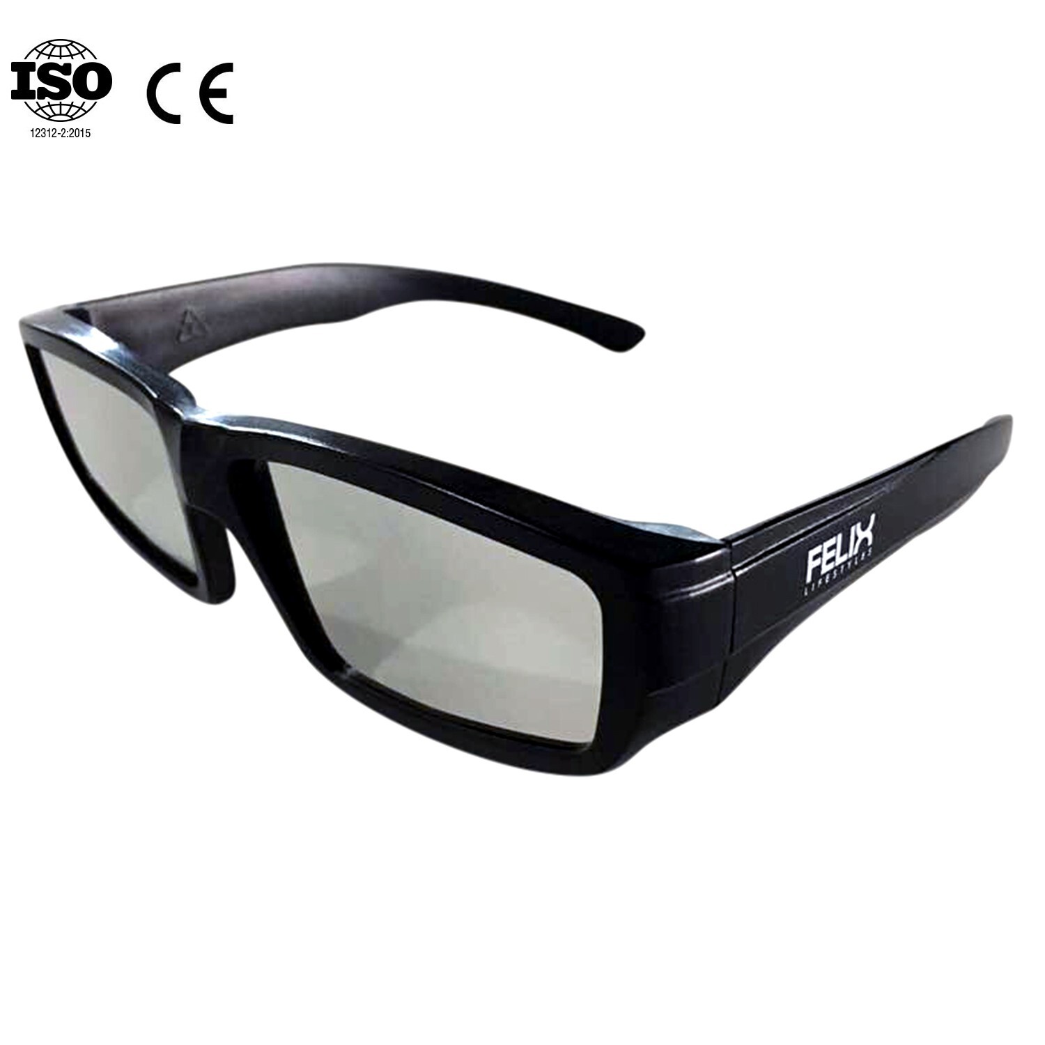 Safe Plastic Solar Eclipse Glasses With Carry Case Solar Viewing CE/ISO USA