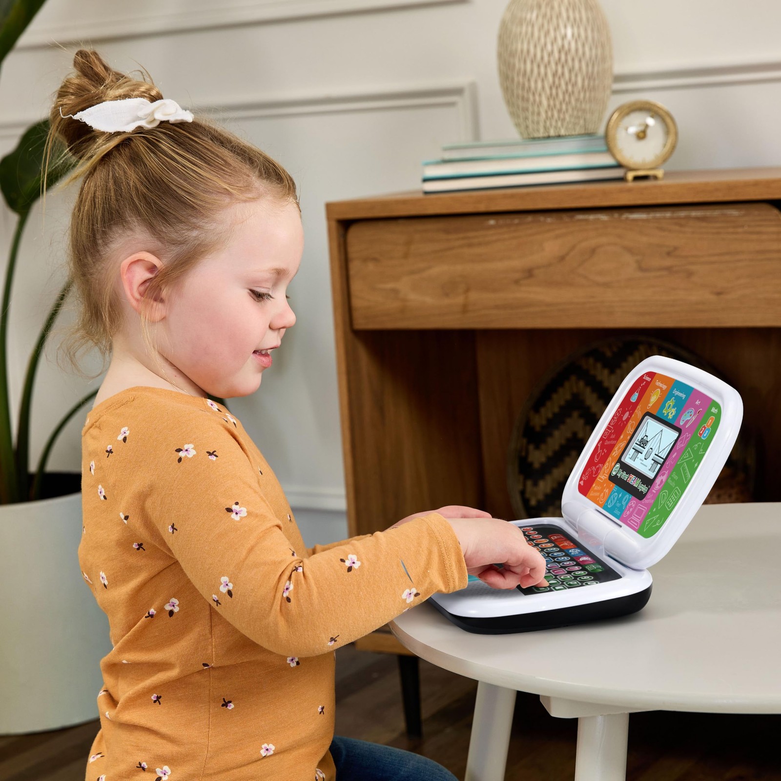 LeapFrog My First STEAM Laptop 9.3″ x 6.2″ x 2.2″, Multicolor