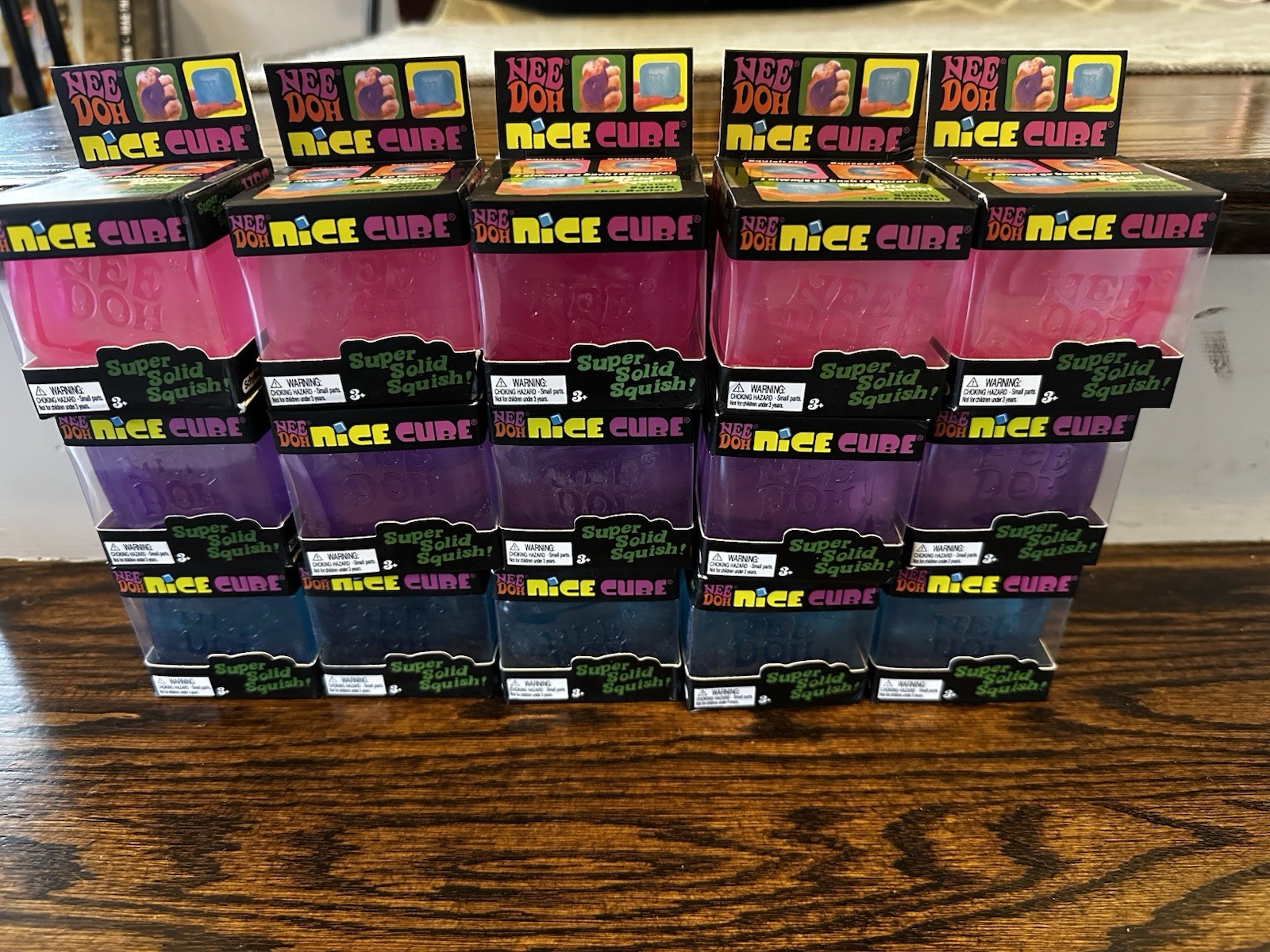 Needoh Nice Cube. Super Solid Squishy. Brand New. Authentic. Lot Of 15.