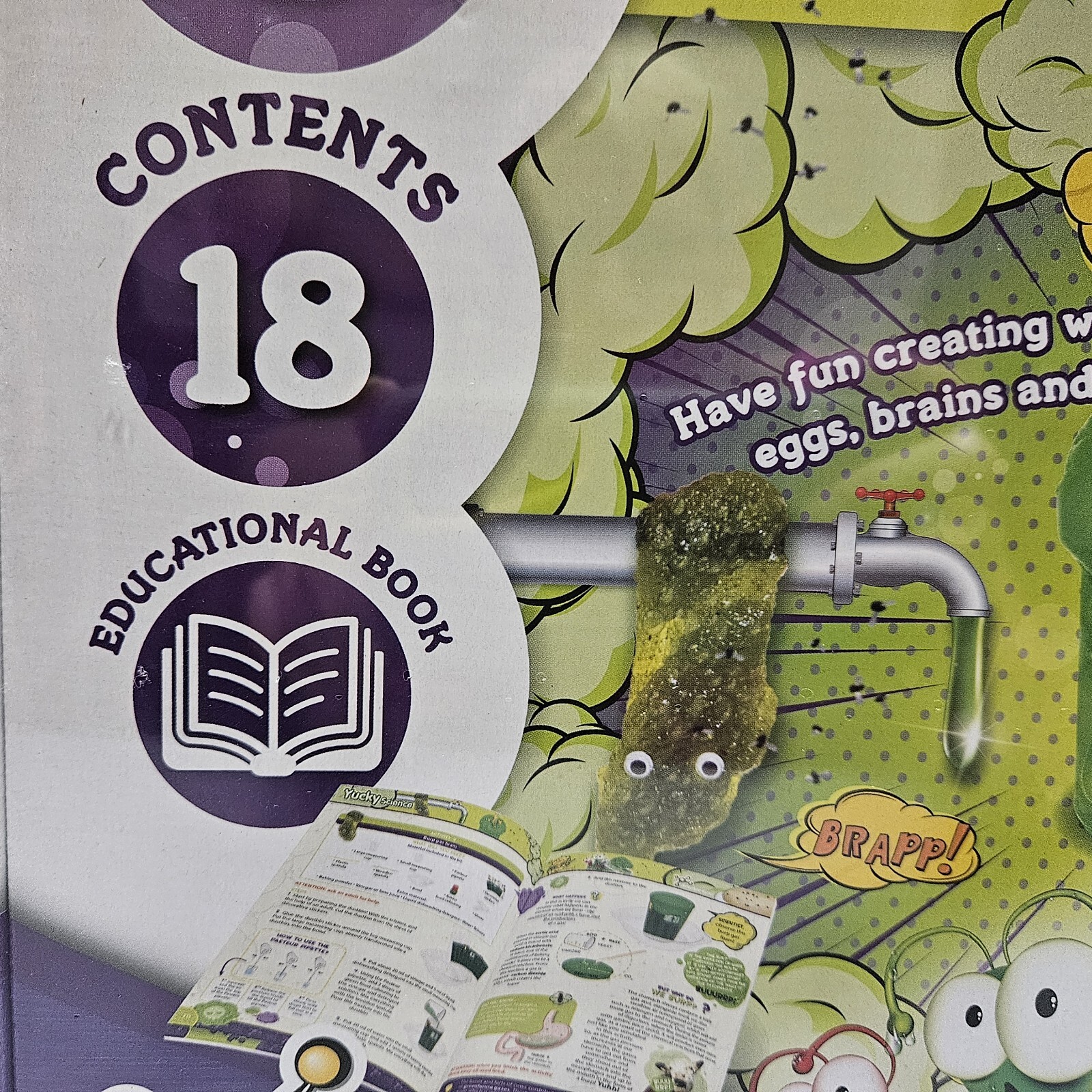 Science4You Yucky Science Playset STEM Learning Kit 15 Activities & Experiments