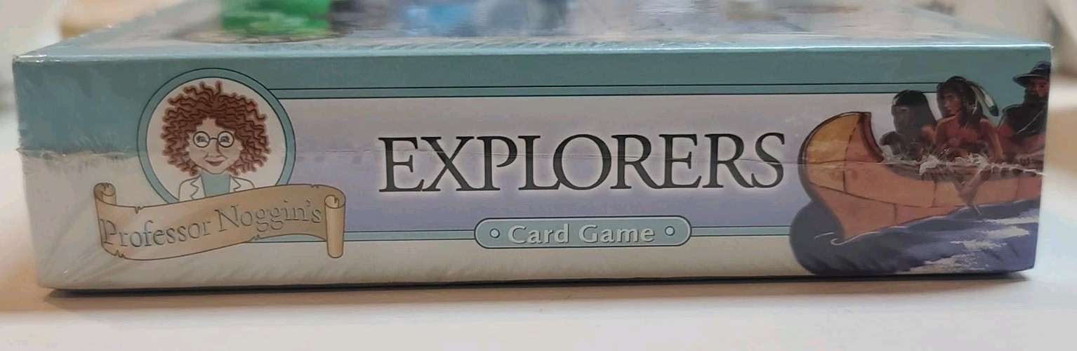 Professor Noggin’s Explorers Card Educational Card Game FACTORY SEALED