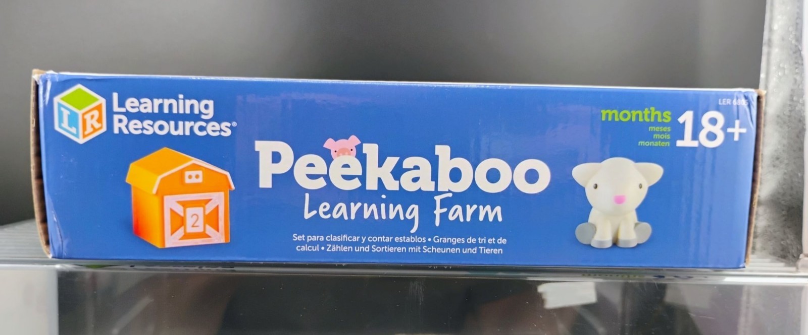 Learning Resources Peekaboo Learning Farm Educational Toy Set