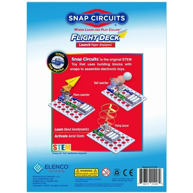 SNAP CIRCUITS SCFLTKIT – FLIGHT DECK – 6 STEM PROJECTS – AUTHORIZED DISTRIBUTOR