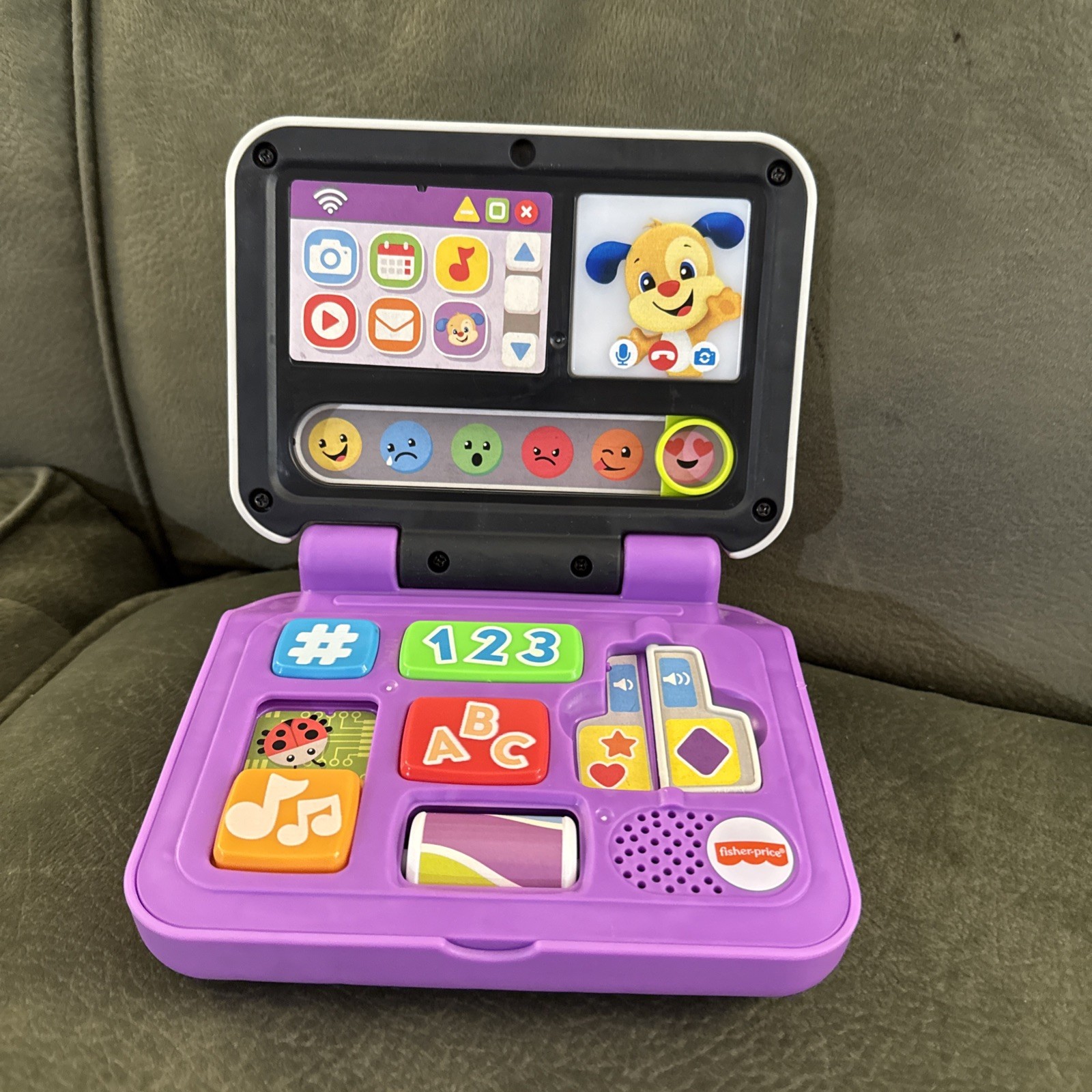 Fisher-Price Laugh & Learn Click & Learn Laptop Interactive Baby Toy 6-36 months