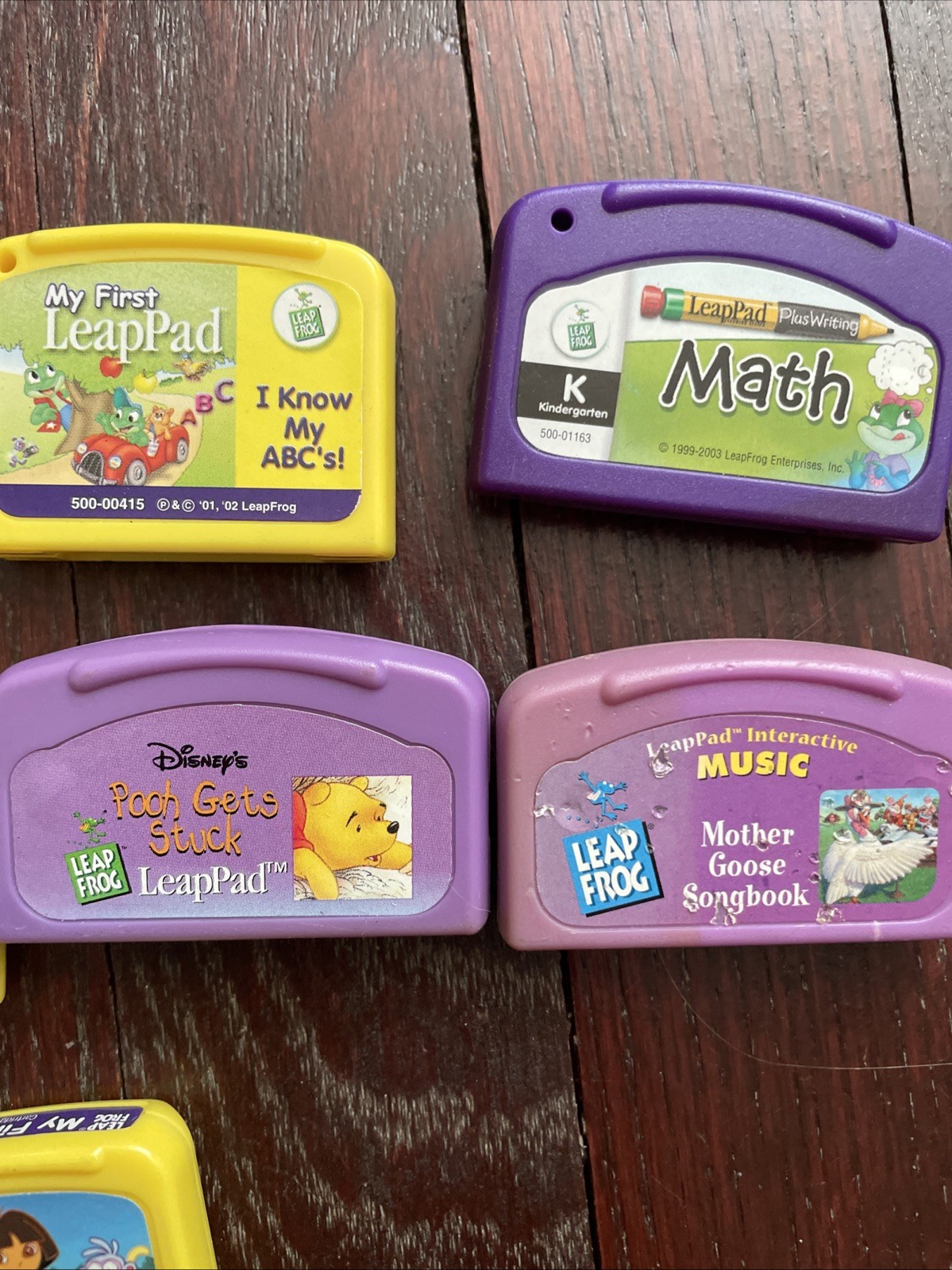 Leapfrog LeapPad Learning System Lot 10 Books & 11 Cartridges