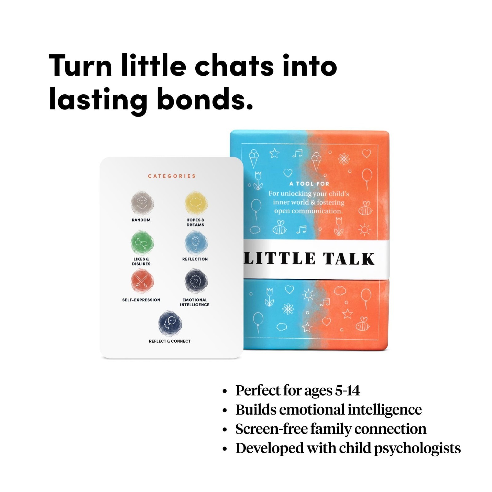 170 Conversation Cards for Kids – Social Skills Prompts, Family Games & Travel A