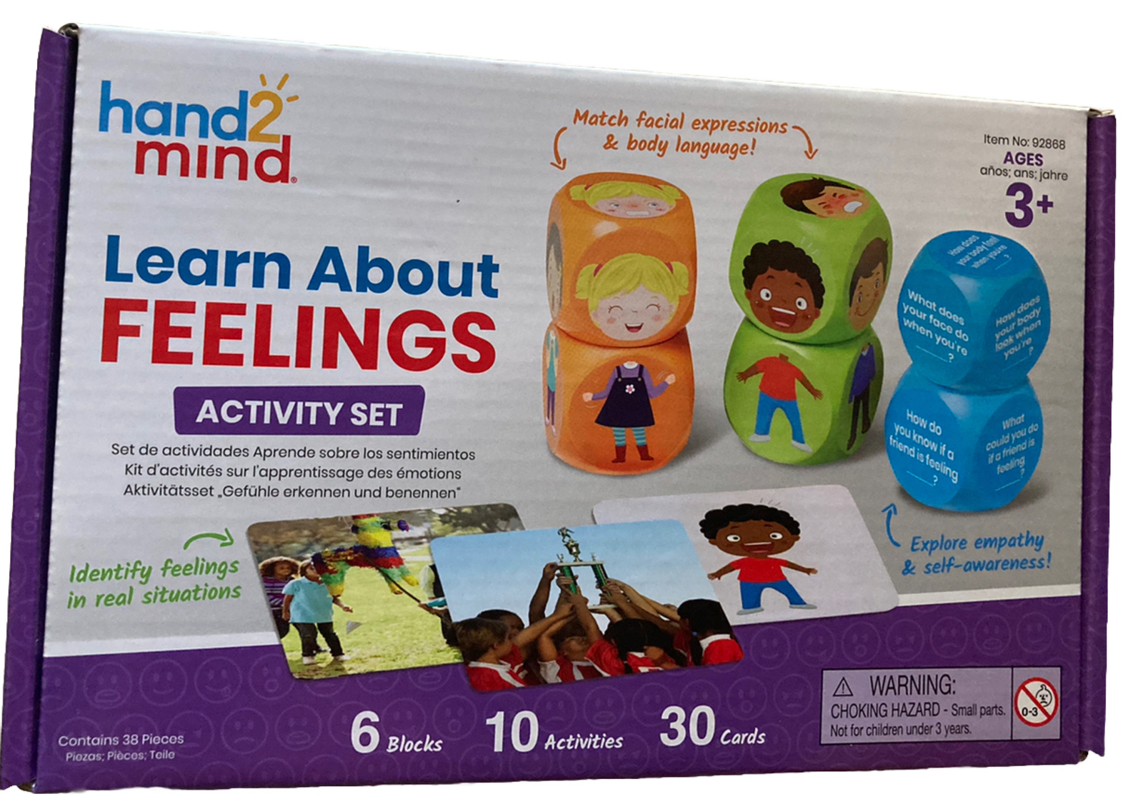 Hand2mind Learn About Feelings Activity Set NEW 3+