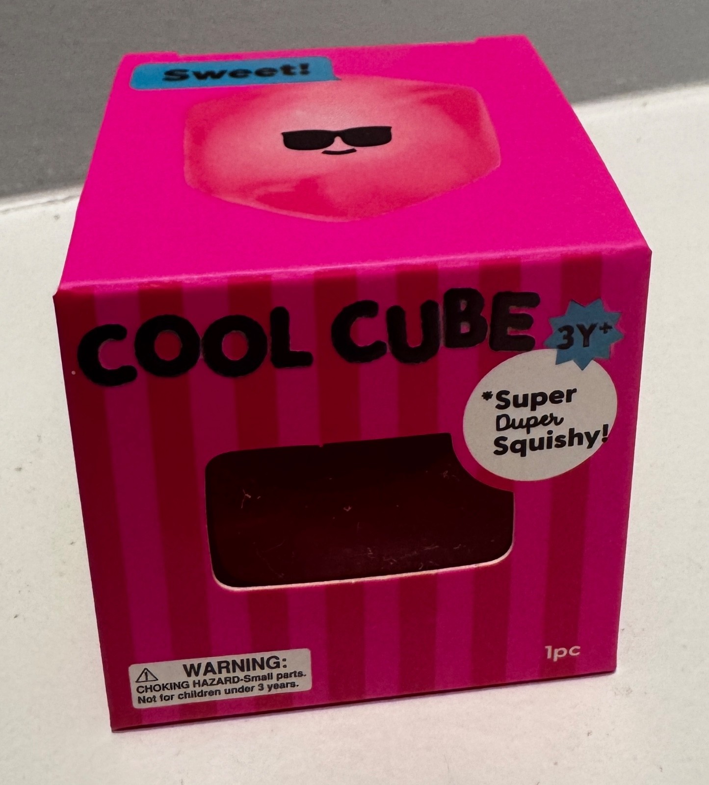 J’Adore Cool Cube Squishy TikTok Viral Stress Toy Super Soft Fidget Target Pink