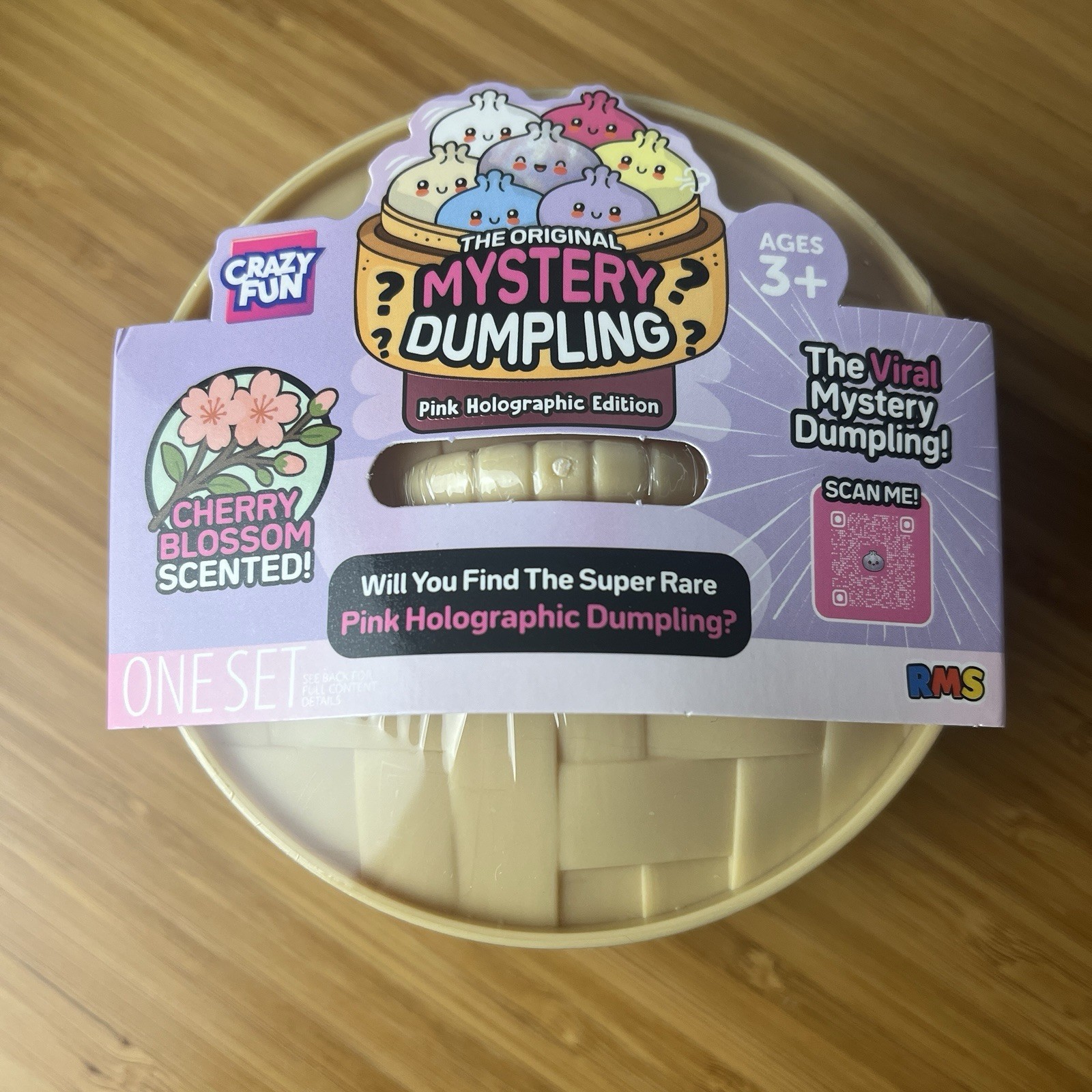 RMS Viral Mystery Dumpling Pink Holographic Edition Cherry Blossom Scented Bun