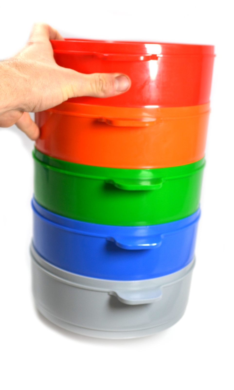 Eisco Labs – 8″ Diameter one Piece Plastic Sifter -Set of 5