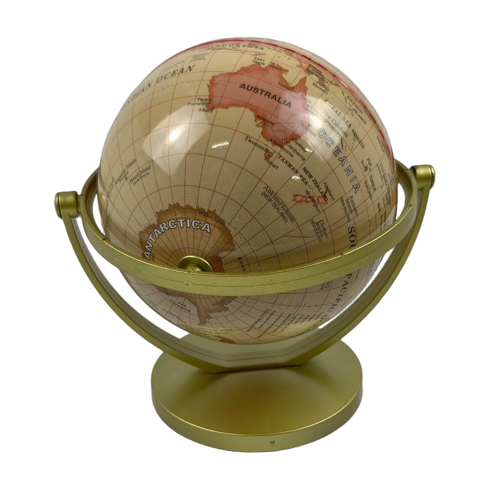 720° WORLD GLOBE EARTH Map Rotating Geography Ocean Classroom Learning Desktop