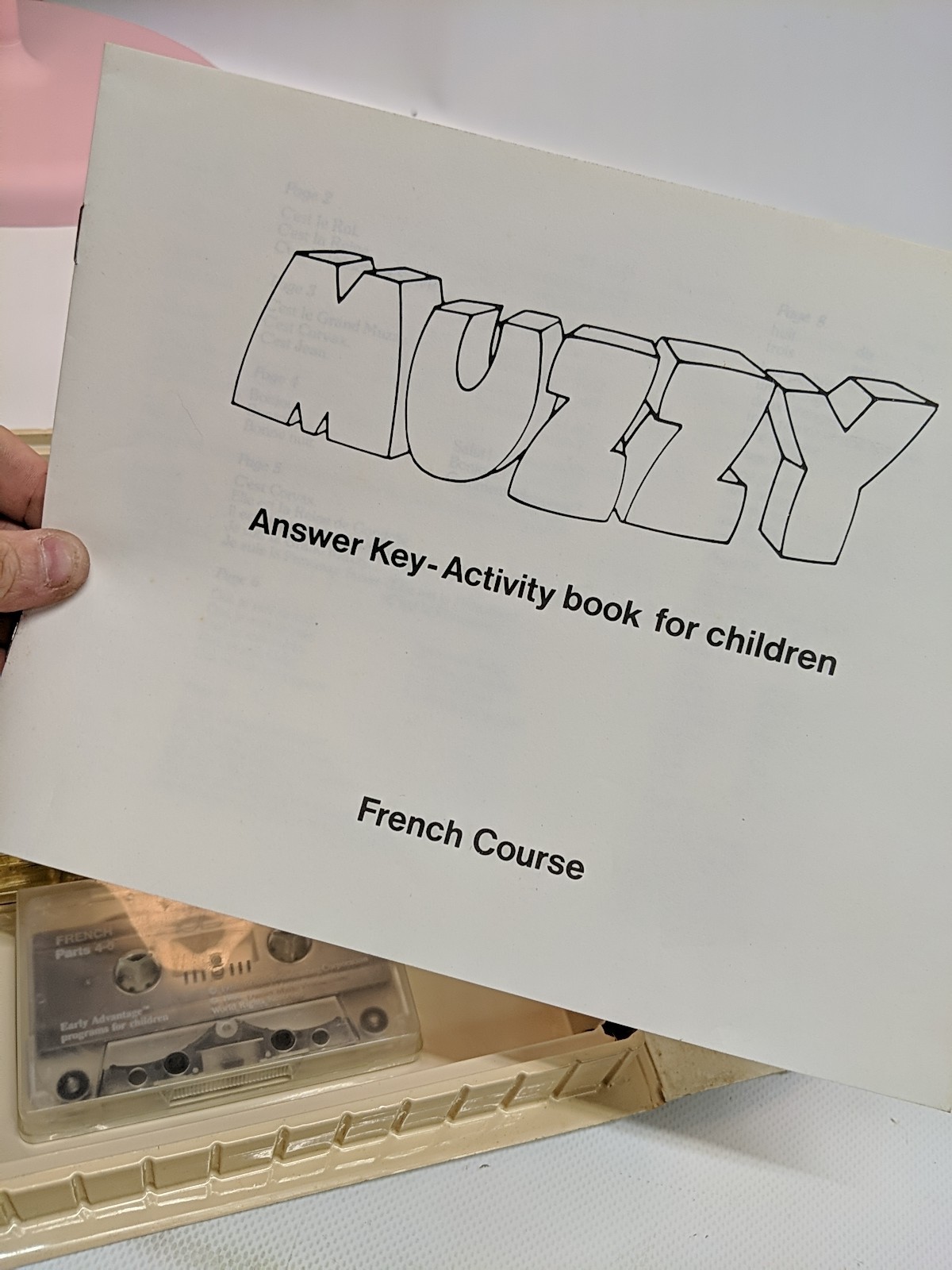 Muzzy Video French Course VHS/CASSETTE KIT BBC EARLY ADVANTAGE PROGRAM 1988 NOS