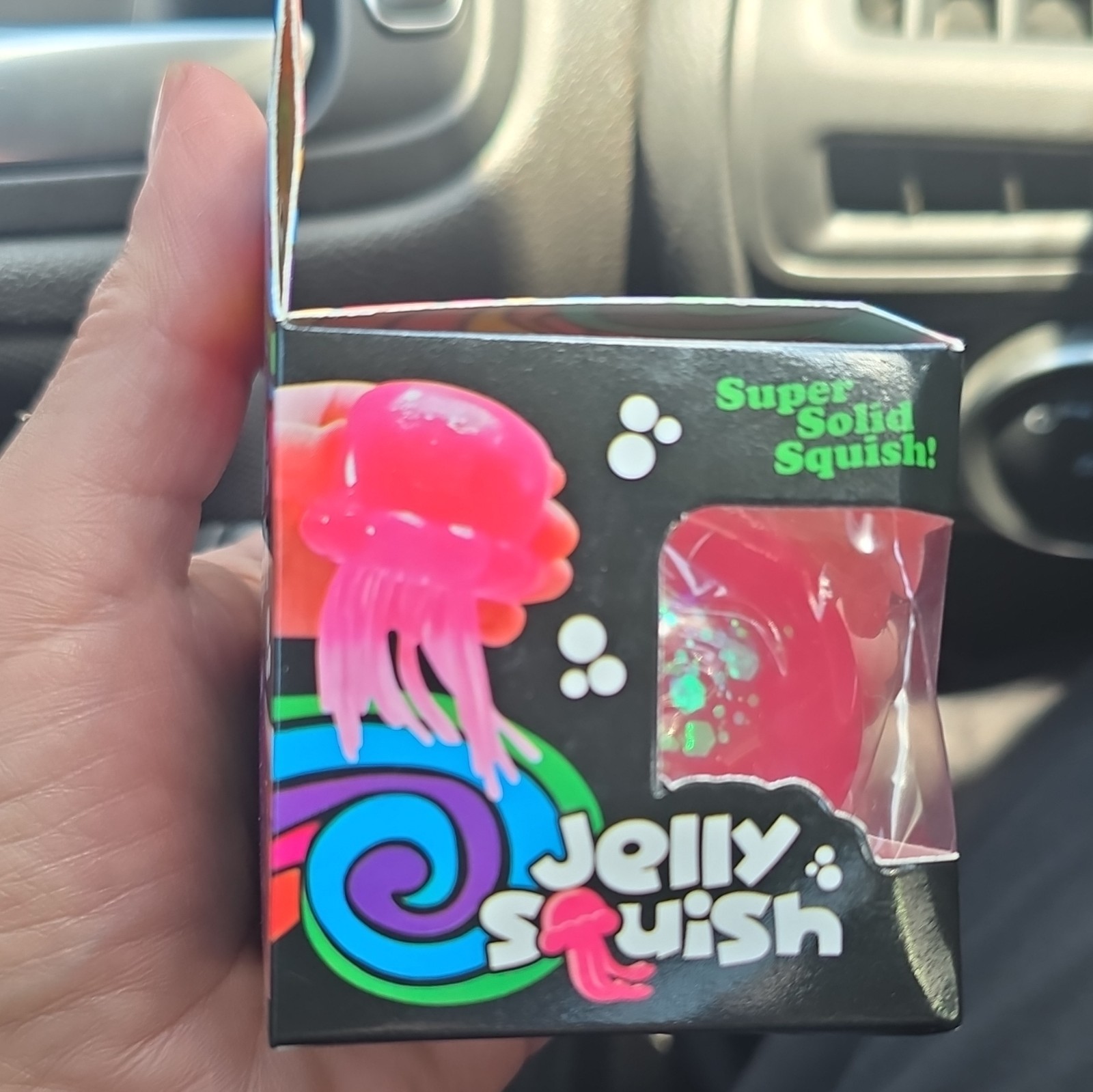 Jelly Squish Pink Super Solid Tactile Squeeze Toy Jellyfish Sensory 3-7 Years