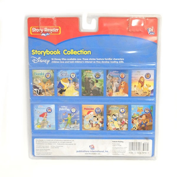Story Reader 3 Storybooks Disney Pinocchio, Toy Story 2, The Jungle Book
