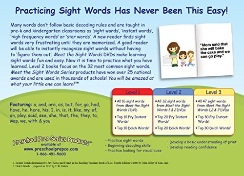 Meet the Sight Words – Level 2 – Easy Reader Books (boxed set of 12 books)
