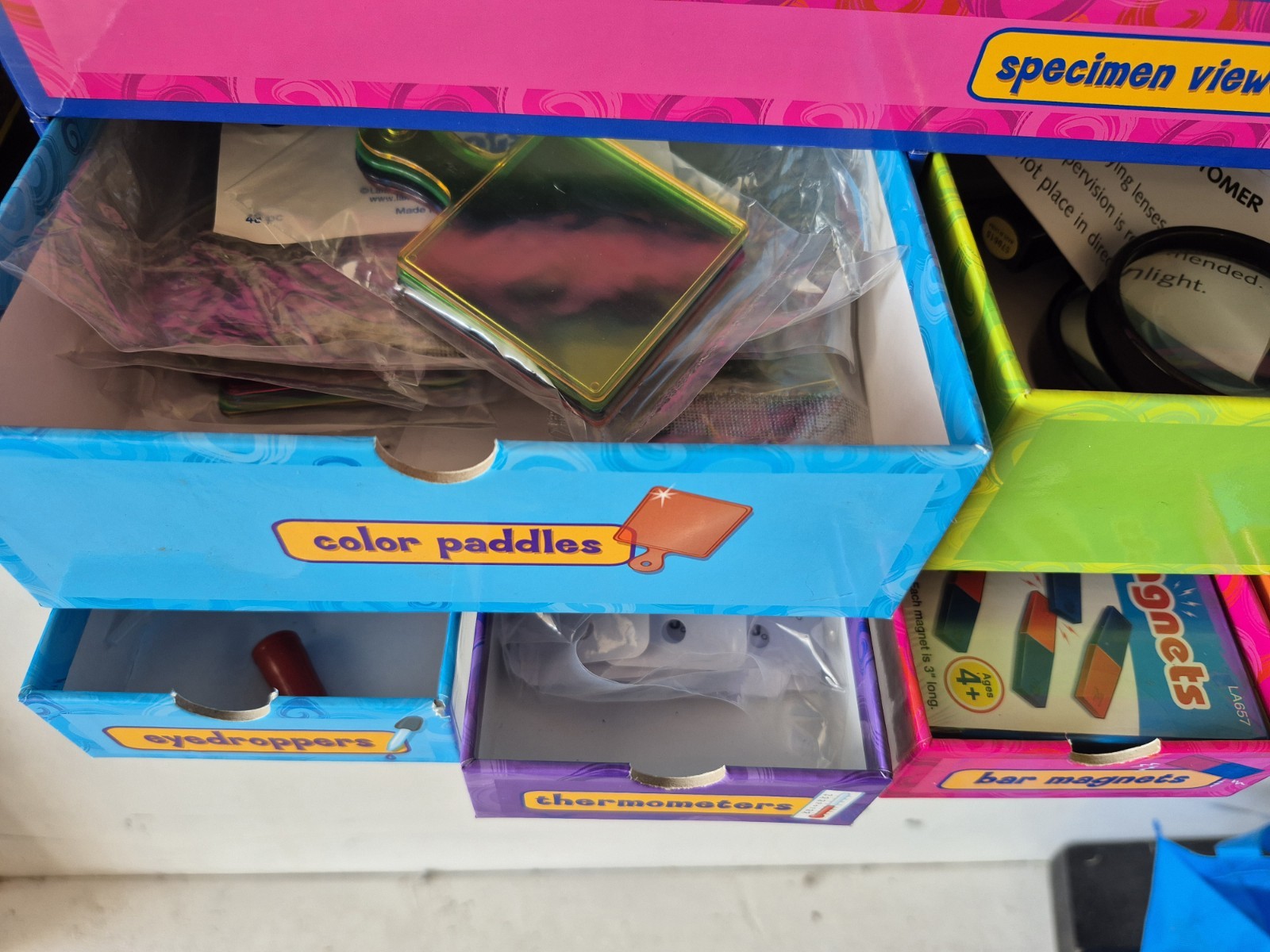 Lakeshore Educational Hands-on Science Supply Center/Never Used. Great Condition