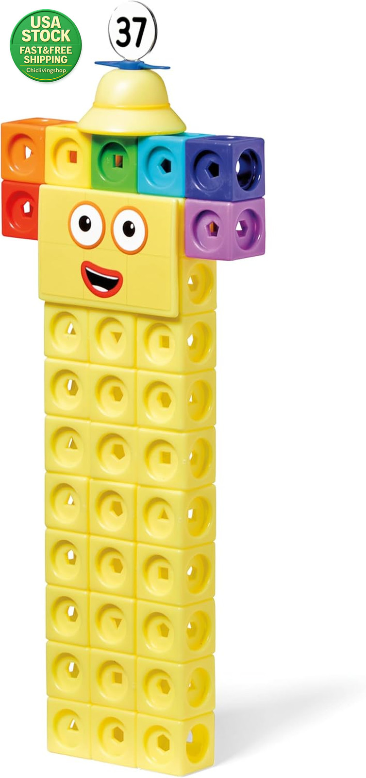 Numberblocks 31-40 Mathlink Cubes Educational Counting Toy Set