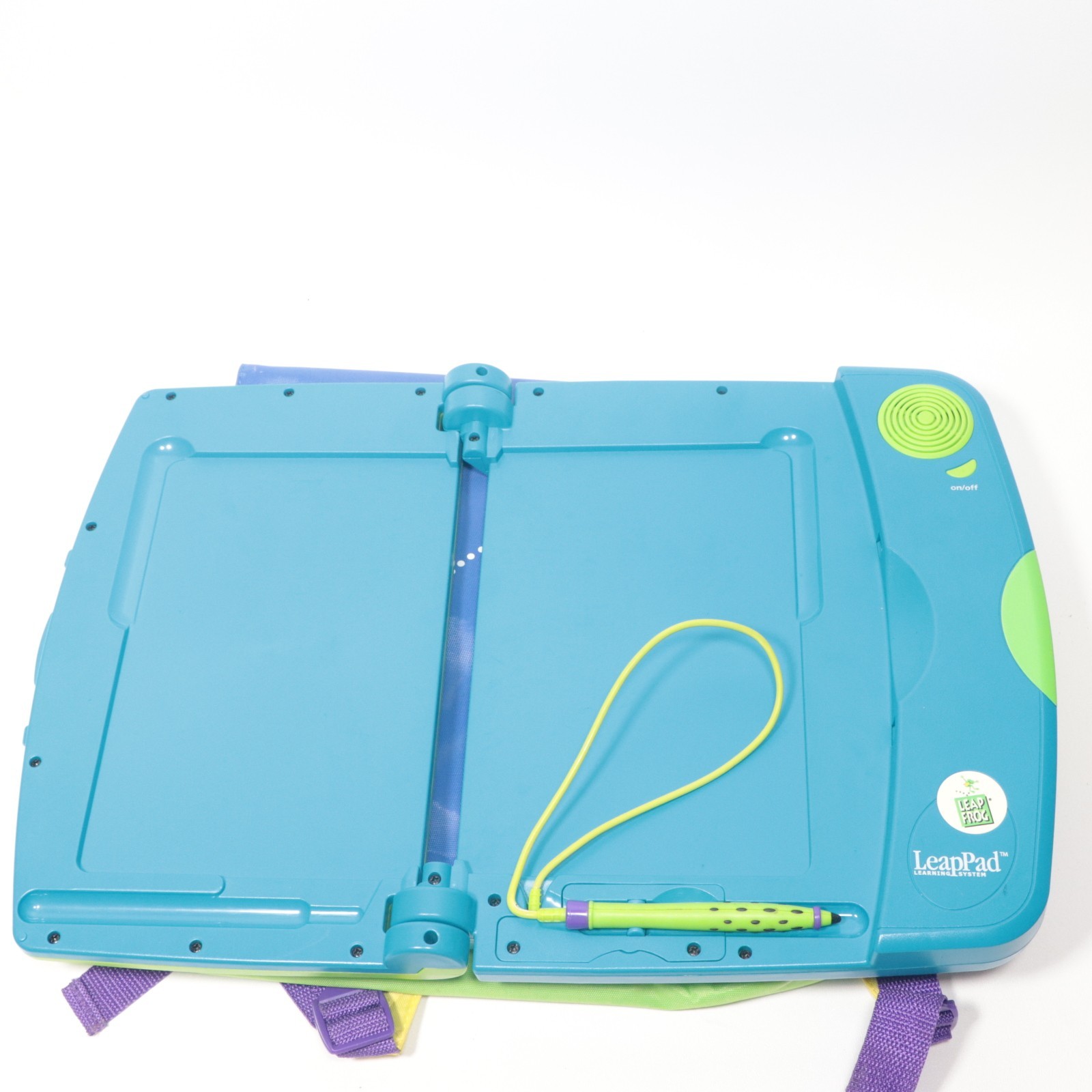 Leap Frog LeapPad Plus Writing System w/ 3 Books & Cartridges Carrying Backpack