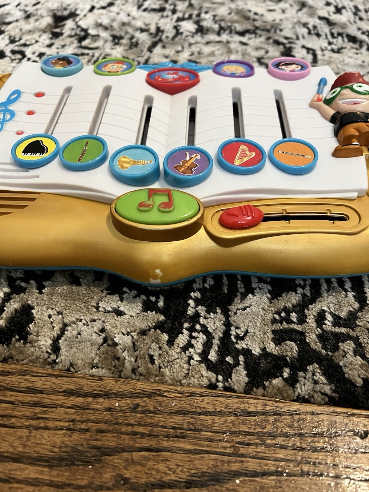 LITTLE EINSTEINS MATTEL 2006 SYMPHONY COMPOSER MUSICAL TOY WORKS