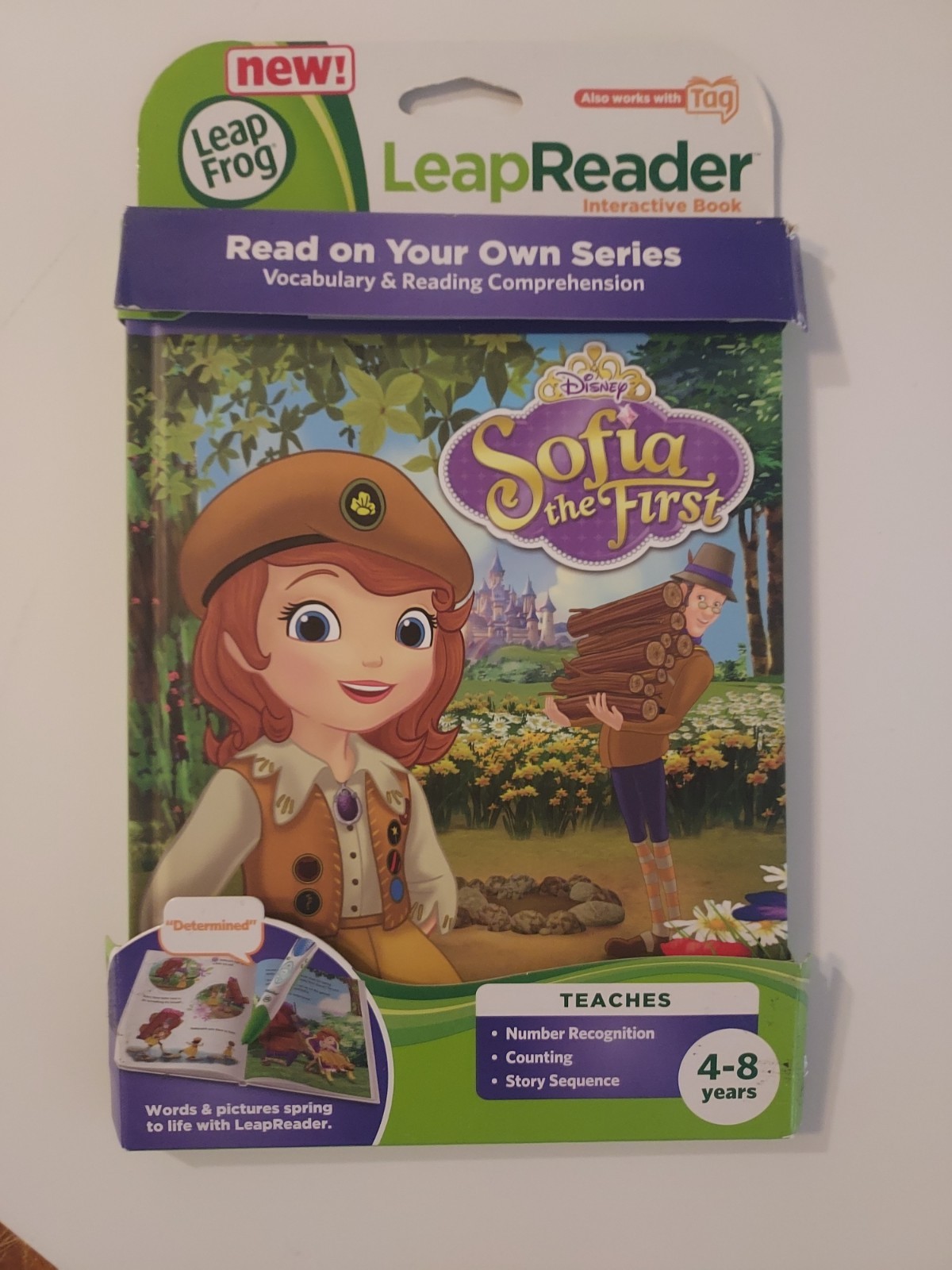 Leapfrog Disney—Sofia the First– Buttercup way—Works on Tag and LeapReader