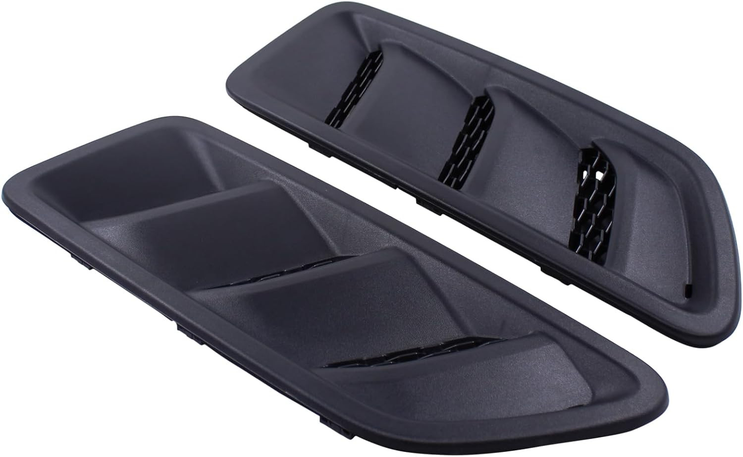 Driver and Passenger Side Hood Vent Bezel for Jeep Wrangler Gladiator 2018-2024