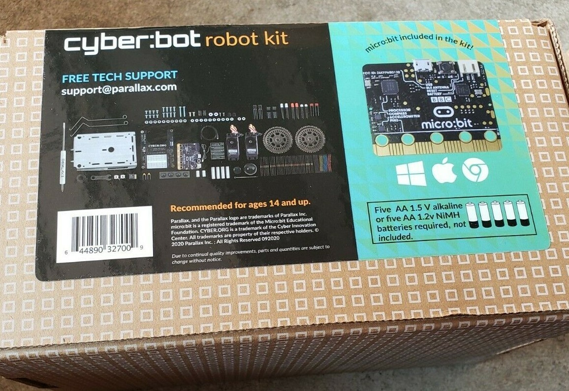 PARALLAX Cyber:Bot Robot Kit –NICE