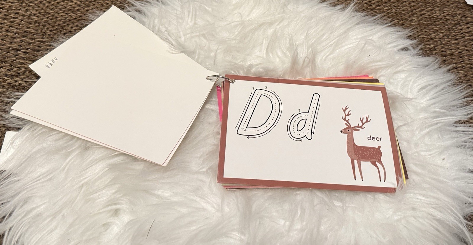 26 cards – Full color Alphabet cards- Pre school Kindergarten Letters -cardstock