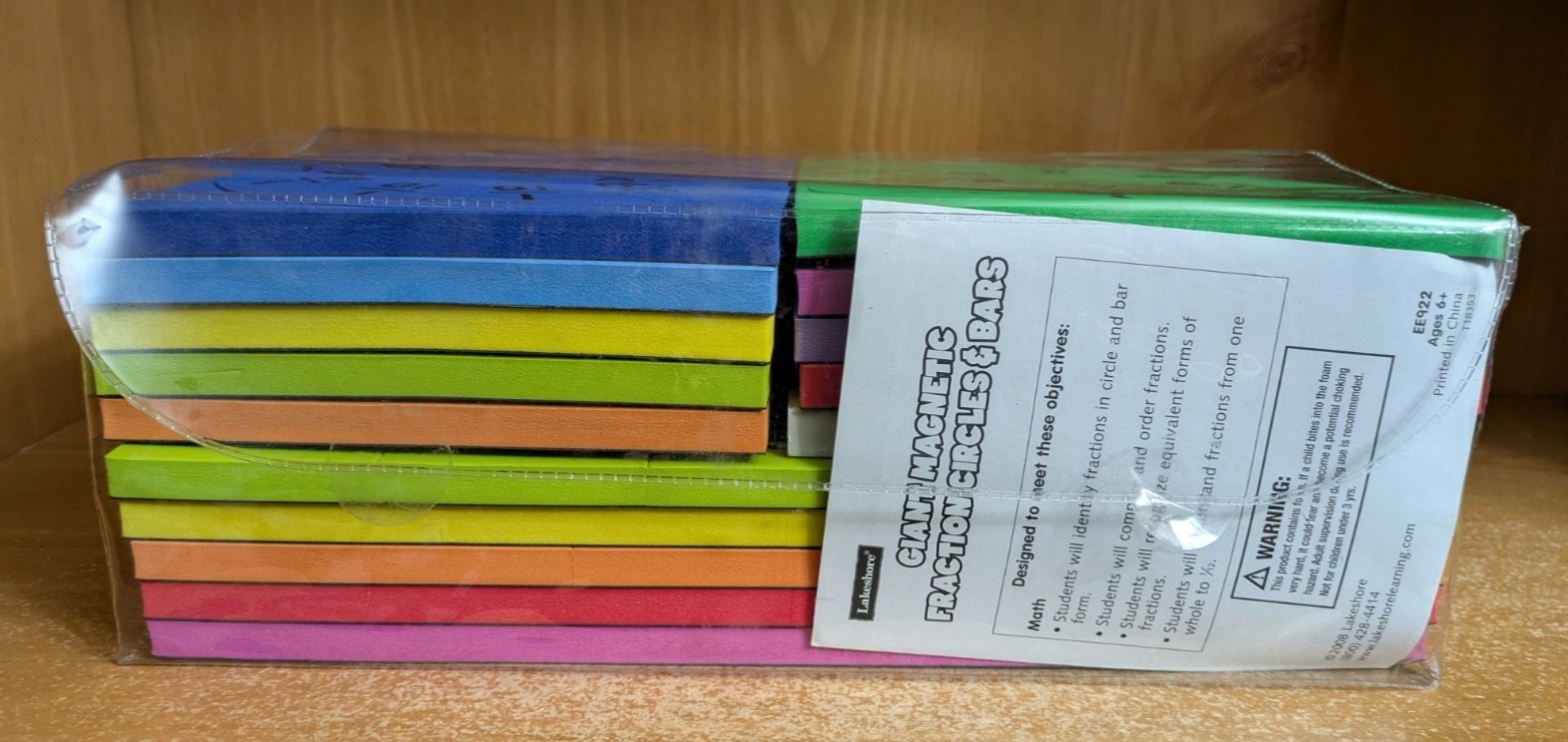 Lakeshore Learning Giant Magnetic Fraction Circles and Bars – Complete, LN