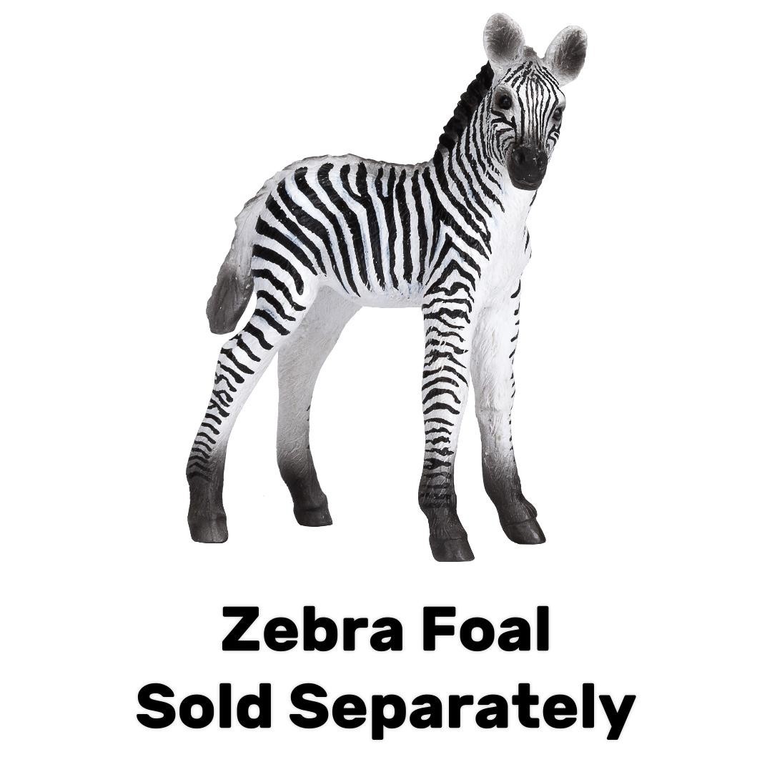 Mojo Zebra Mare Figurine Collectible Wild Animal Toy Figure Model 387393 NEW