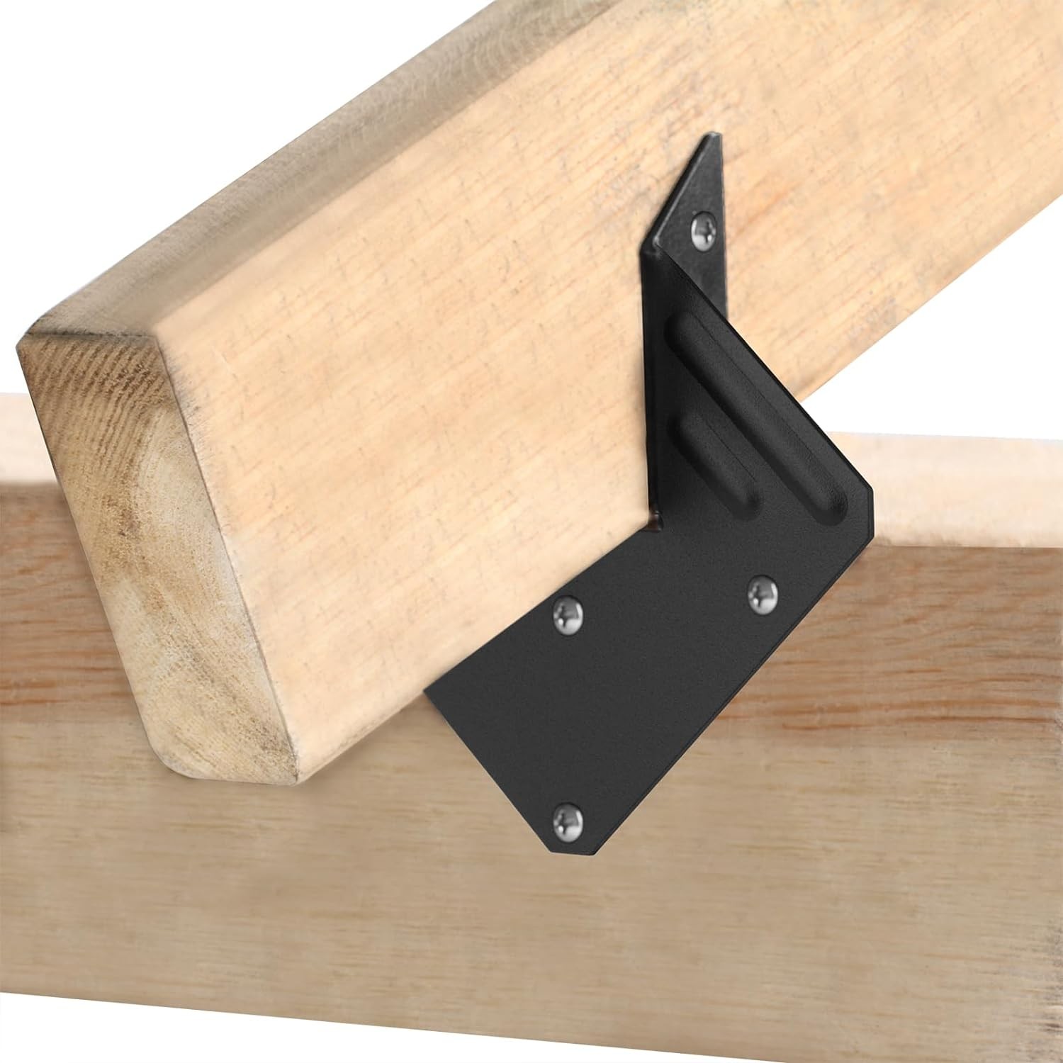 GBGS 20 Pack Hurricane Ties fit 2×4 Wood Rafters,13 Gauge(2.2 mm) Truss Rafter T