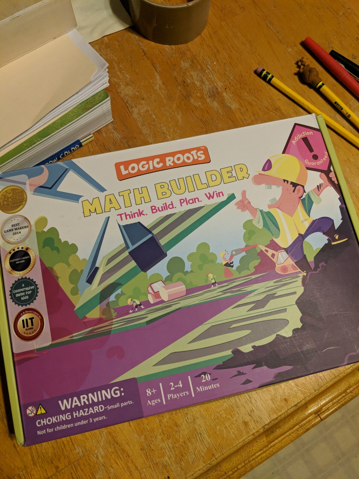 Math Builder Think. Build. Plan. Win by Logic Roots