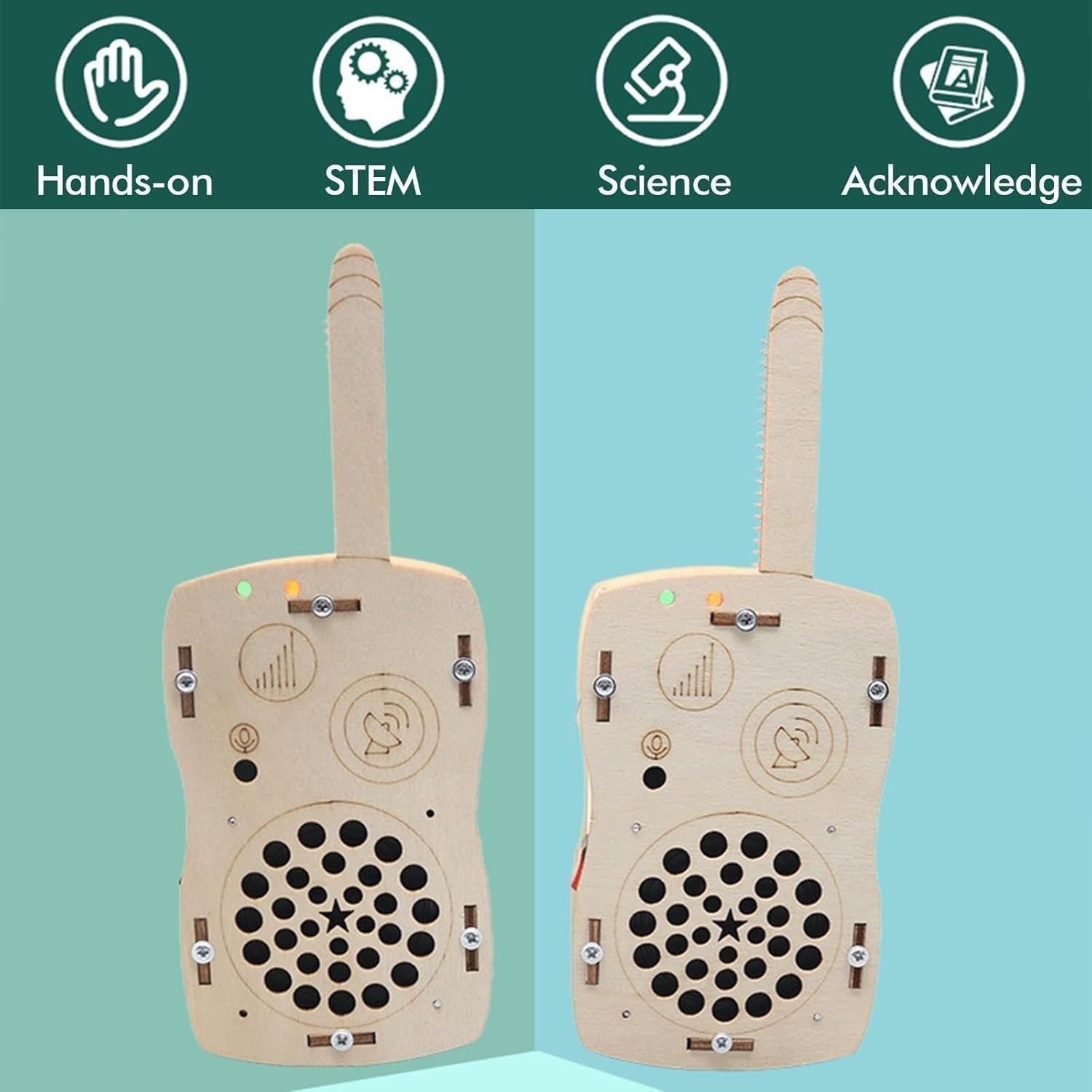 STEM Toys for Age 6-8-13 Crafts Kits Building Your Own Walkie Talkies for Kid…
