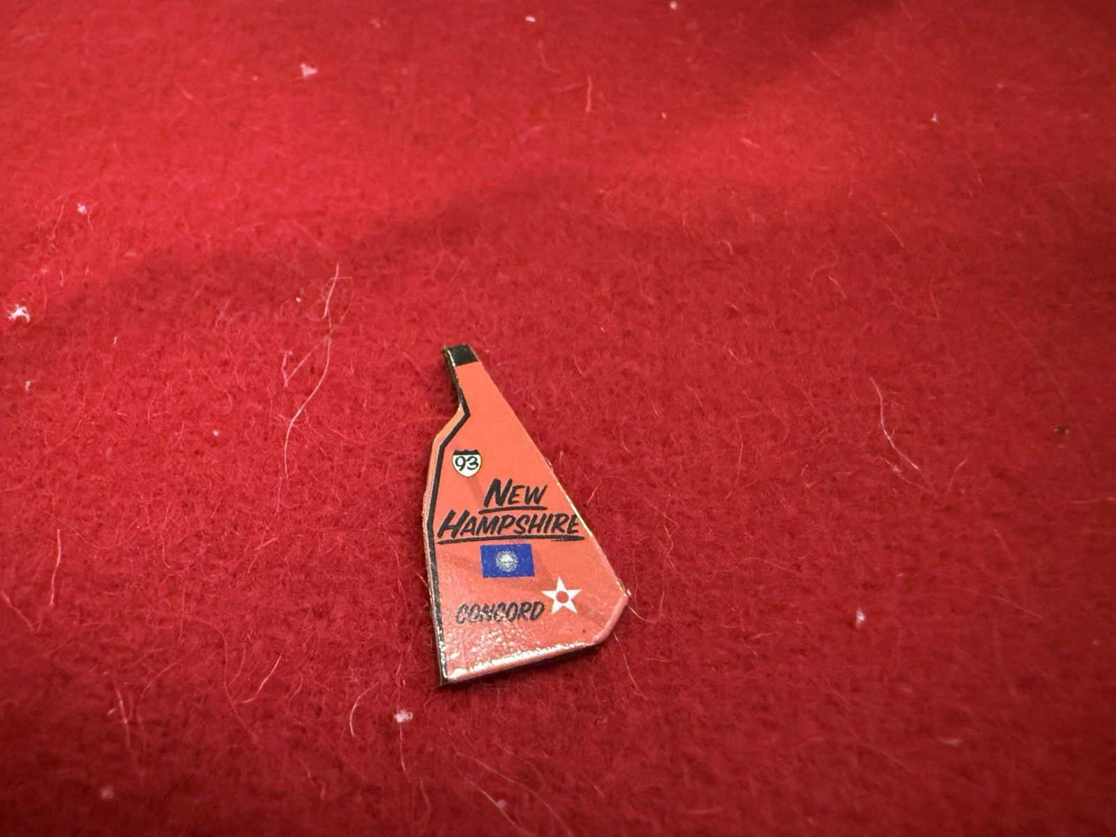 USA Magnetic State Puzzle Map Ata-Boy Play-N-Learn New Hampshire Piece