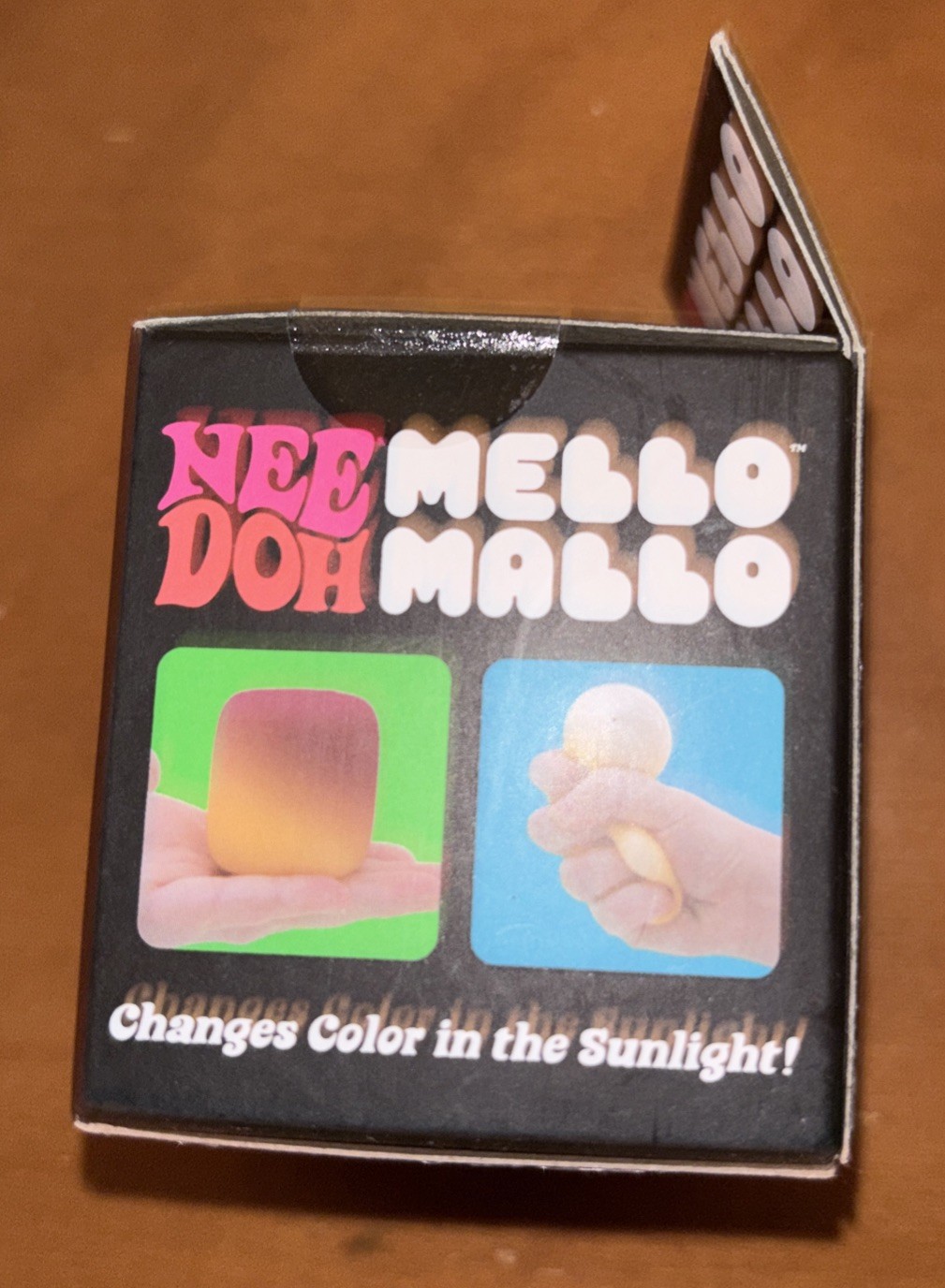 NeeDoh Mello Mallo Color Change Squishy Squeeze Sensory Toy Yellow