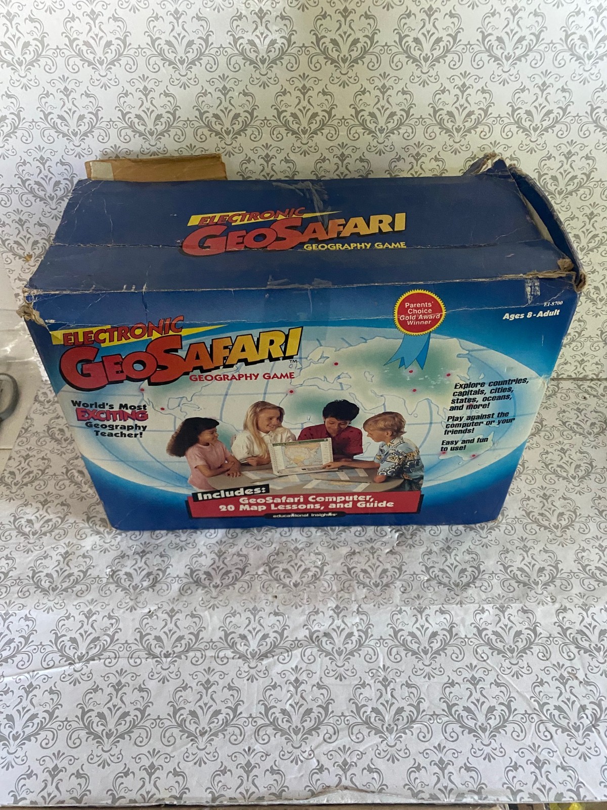 Vintage GeoSafari EI-8870 Base Tested Works Modules Games Lessons 1990’s