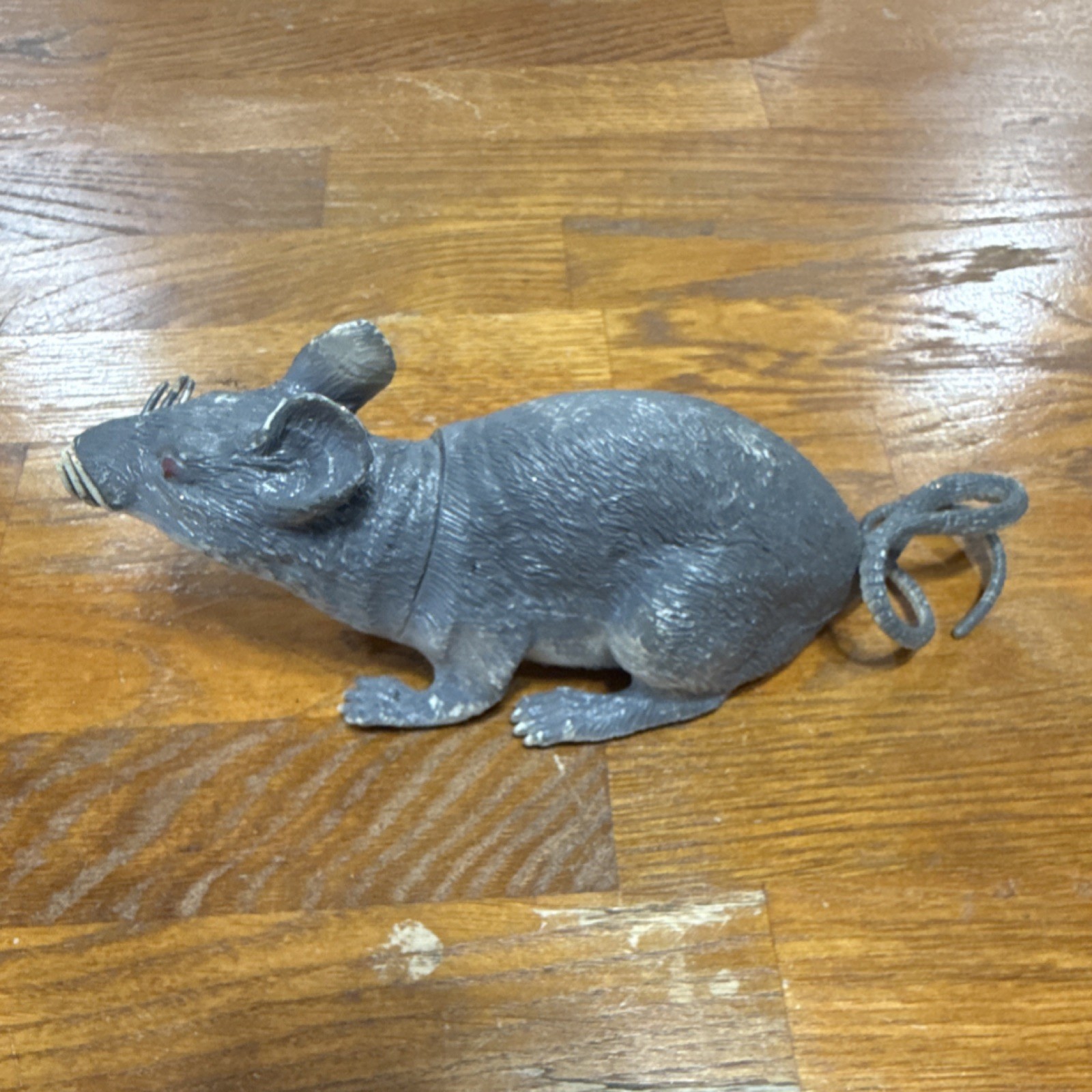 Plastic Rat Animal Figure Gray Educational Toy for Ages 3-4, 4-7, 8-11 Years
