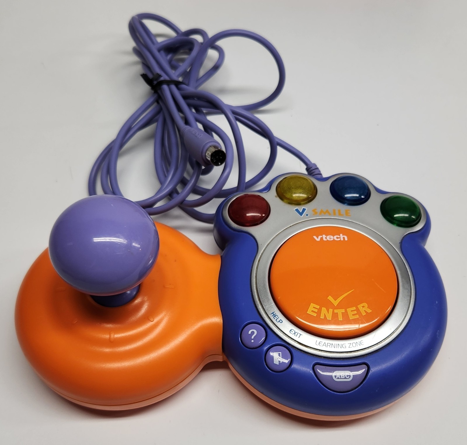 VTech V.Smile TV Learning System Console Bundle 2 Controllers & 10 Games TESTED