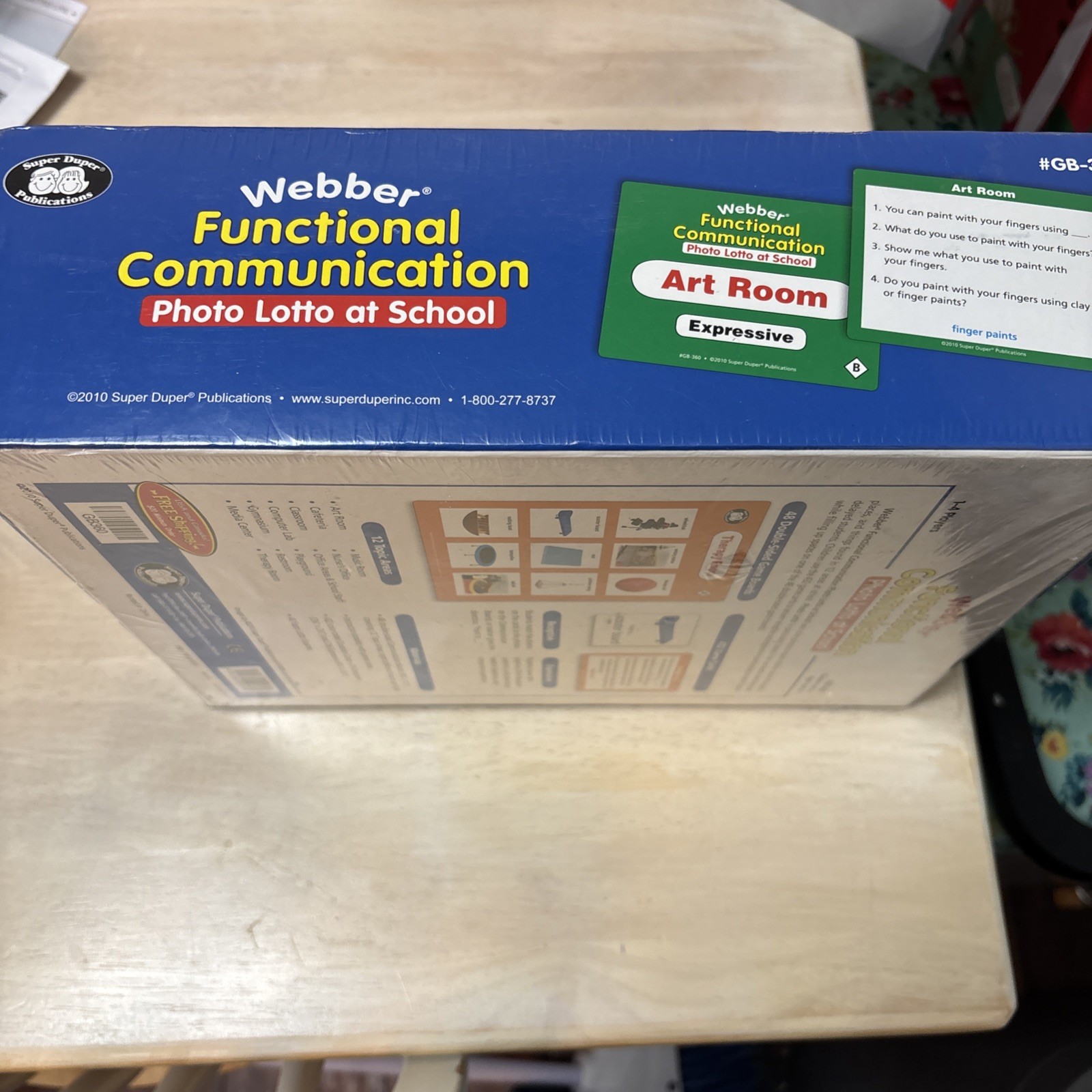 Super Duper Webber Functional Communication Photo Lotto At School Speech Therapy