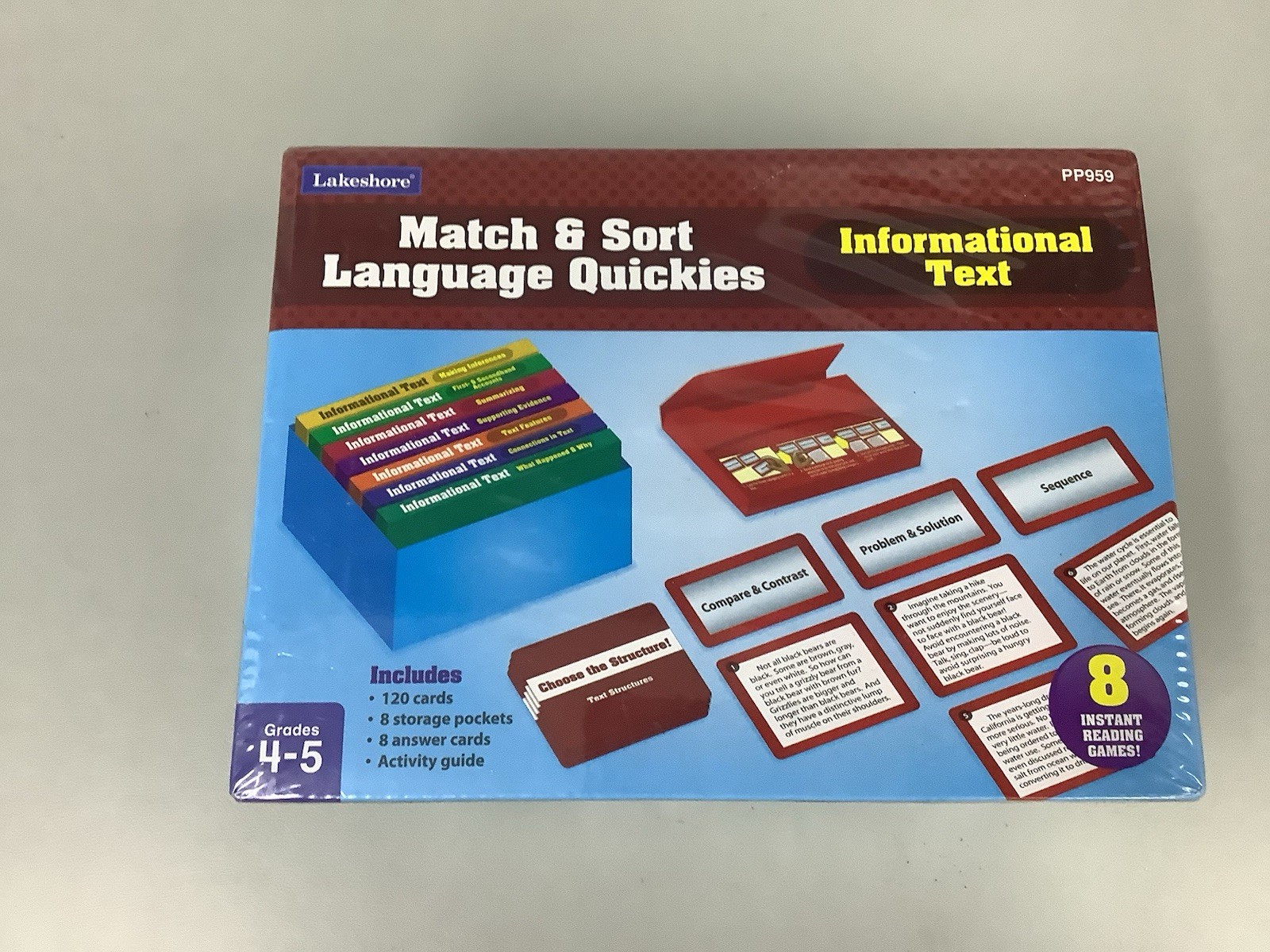 Lakeshore Match & Sort Language Quickies Grades 4-5