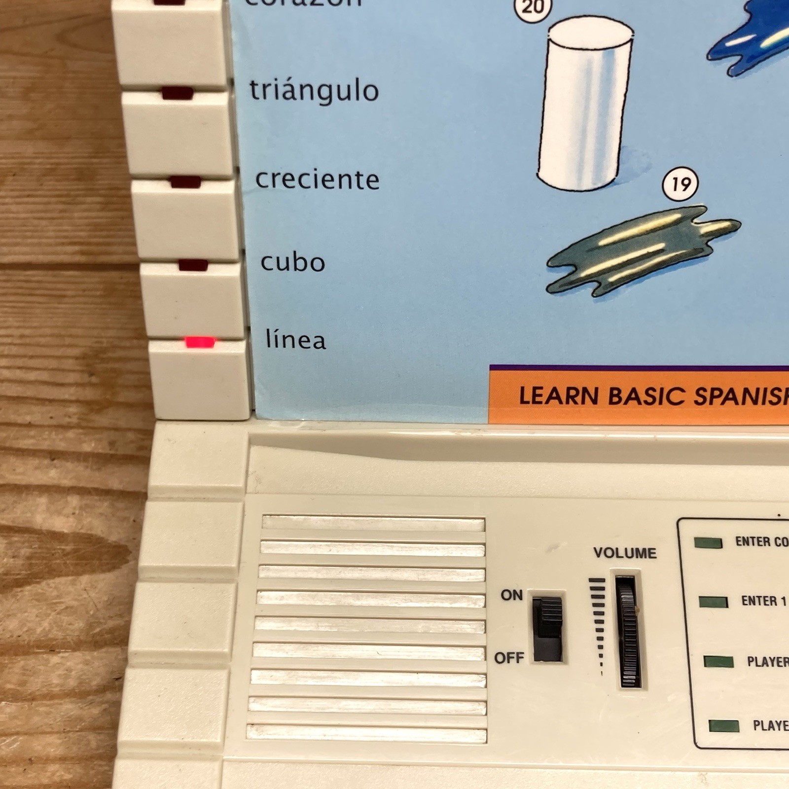 GeoSafari Electronic Learning Game EI-8800 ~ WORKS ~ 2 Card Sets ~ Basic Spanish