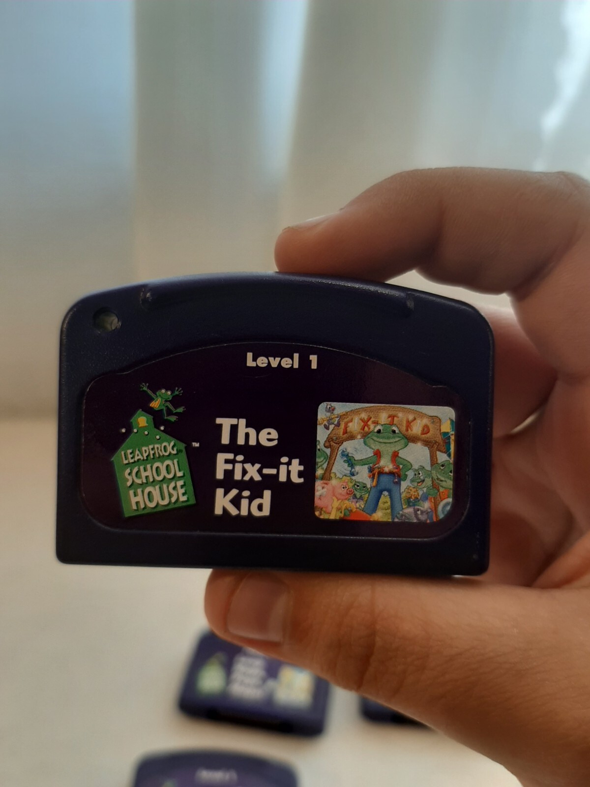Leapfrog Dark Purple Teaching Learning School Game Cartridges Lot Of 4 Level 1