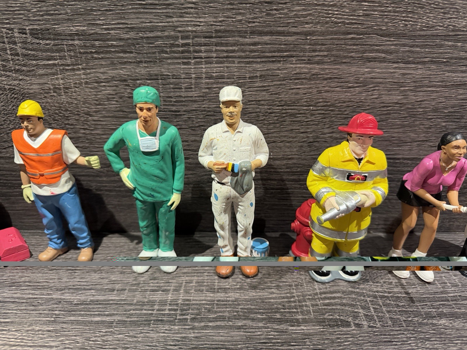 10 Lakeshore Career Helpers 5” Figures Educational. Police, Painter, Doctor, Etc