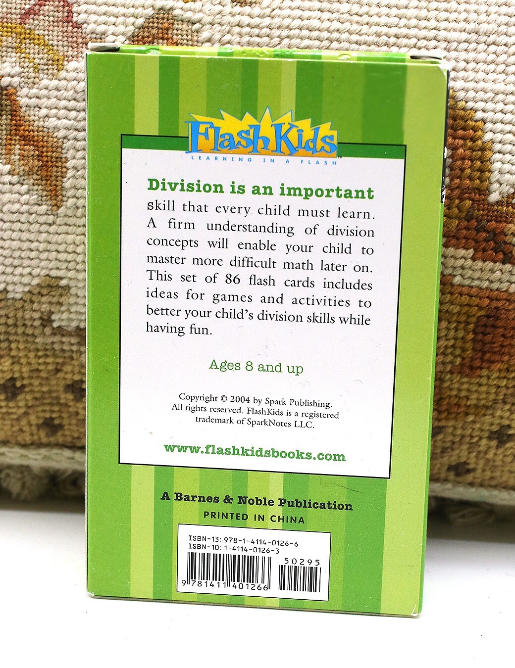 FLASH KIDS 86 DIVISION FLASH CARDS AGES 8 AND UP