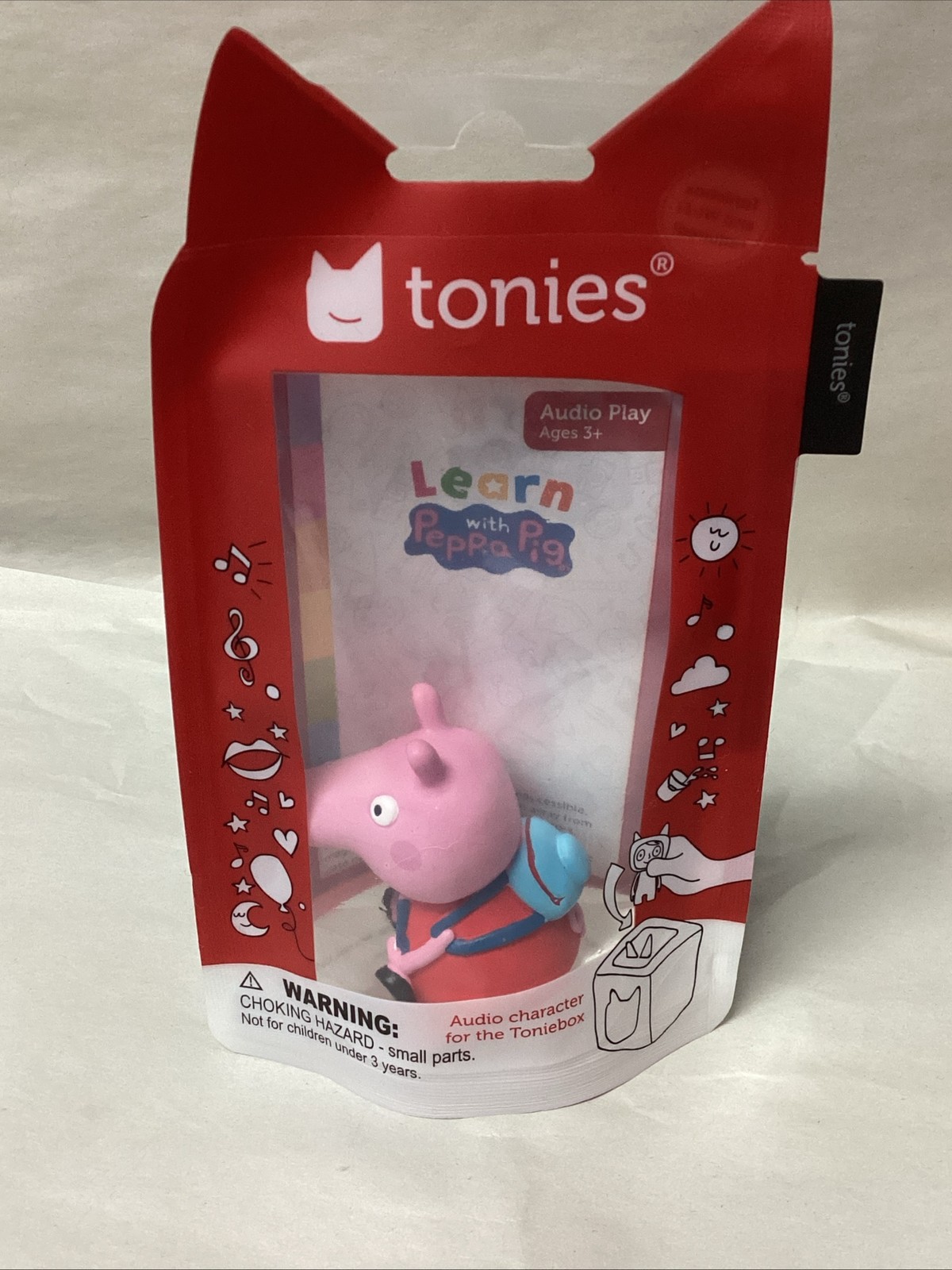TONIES – Peppa Pig: Learn w/ Peppa Audio Play Character Kids Toy Figurine NEW