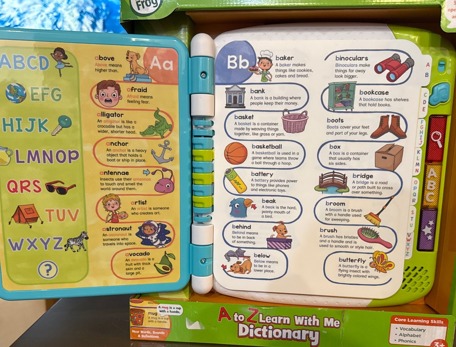 LeapFrog A to Z Learn with Me Dictionary Ages 3+ Learning- New – FREE SHIPPING