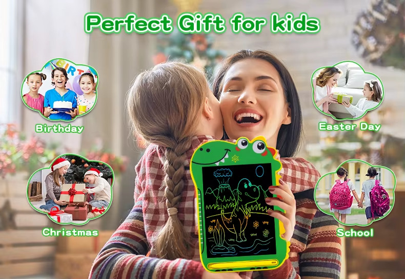 Three (x3) (Pink, Blue & Green) Writing Tablet for Kids