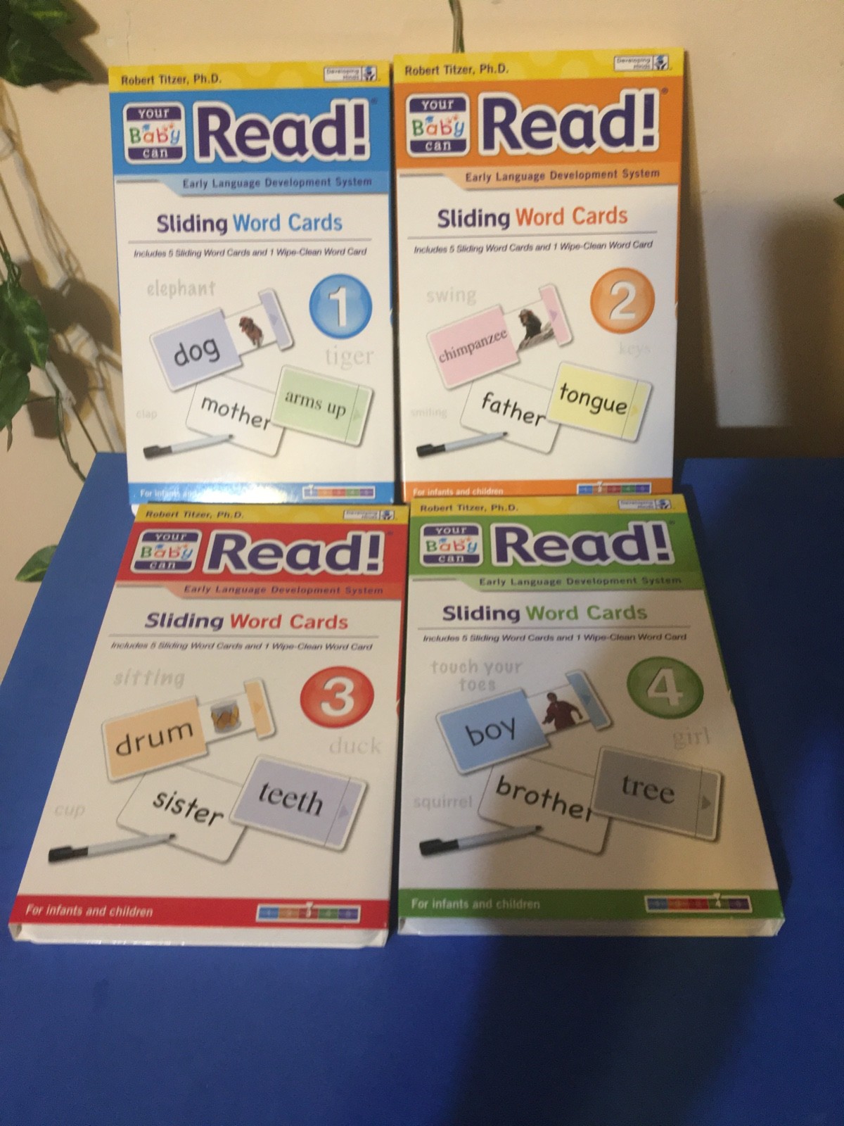 Your Baby Can Read Early Language Development System DVD Books Cards Complete