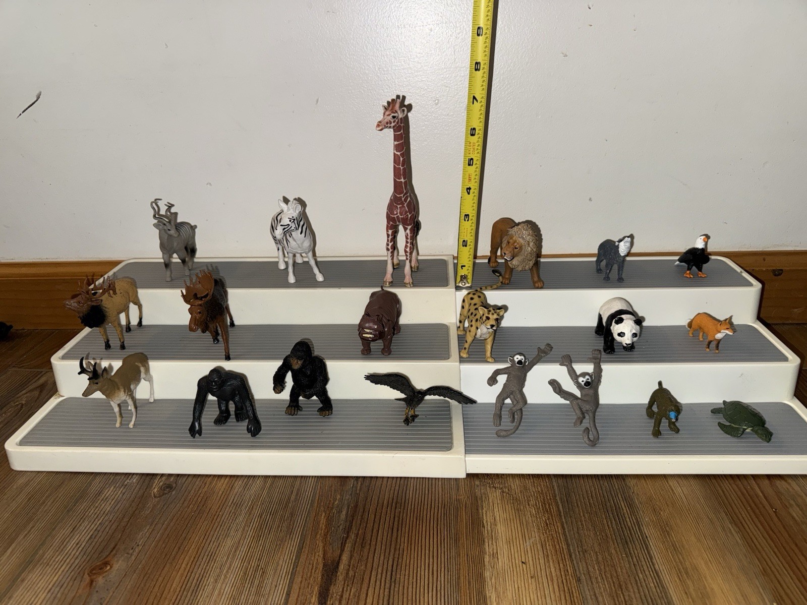 Lot Of 20 Plastic Safari Jungle Zoo Animal Toy Figures By Schleich Safari Etc